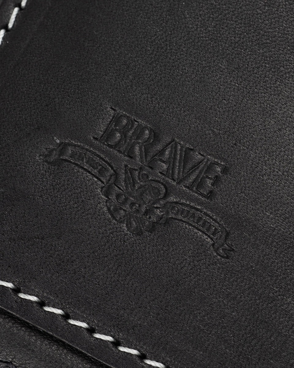Obbi Good Label Brave Horsehide Mid Wallet - Black