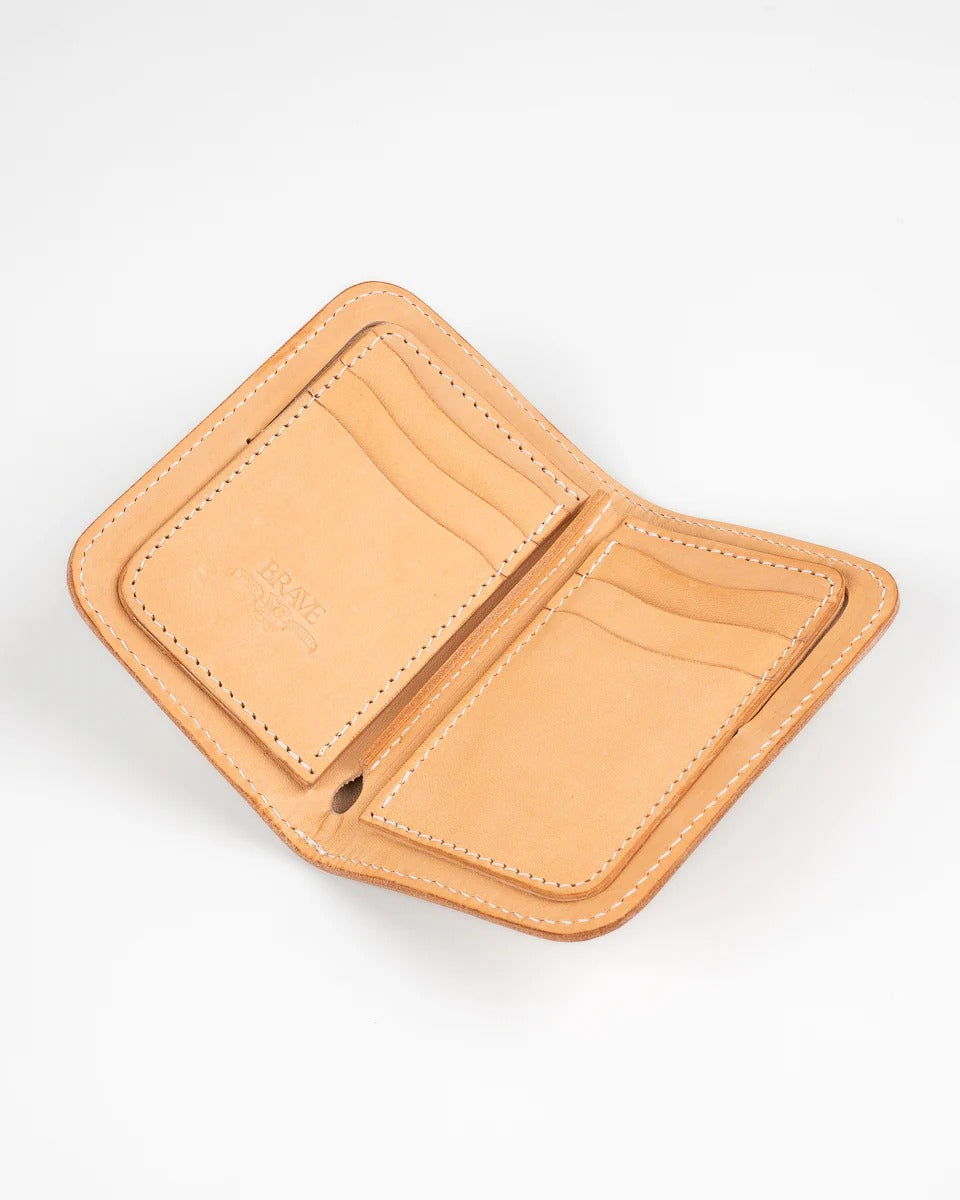 Obbi Good Label Brave Horsehide Mid Wallet - Natural