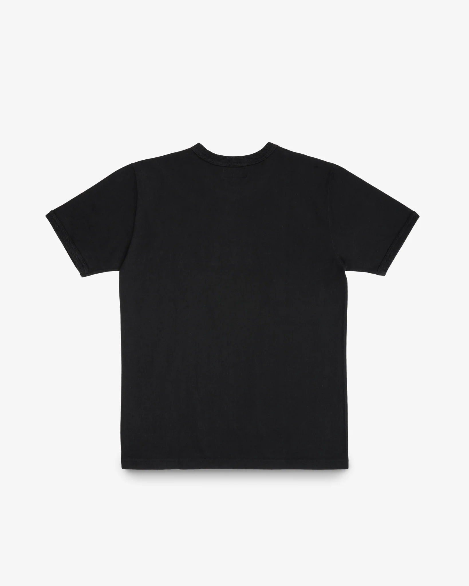 Iron Heart IHT-1600 11oz Cotton Knit Crew Neck T-Shirt - Black