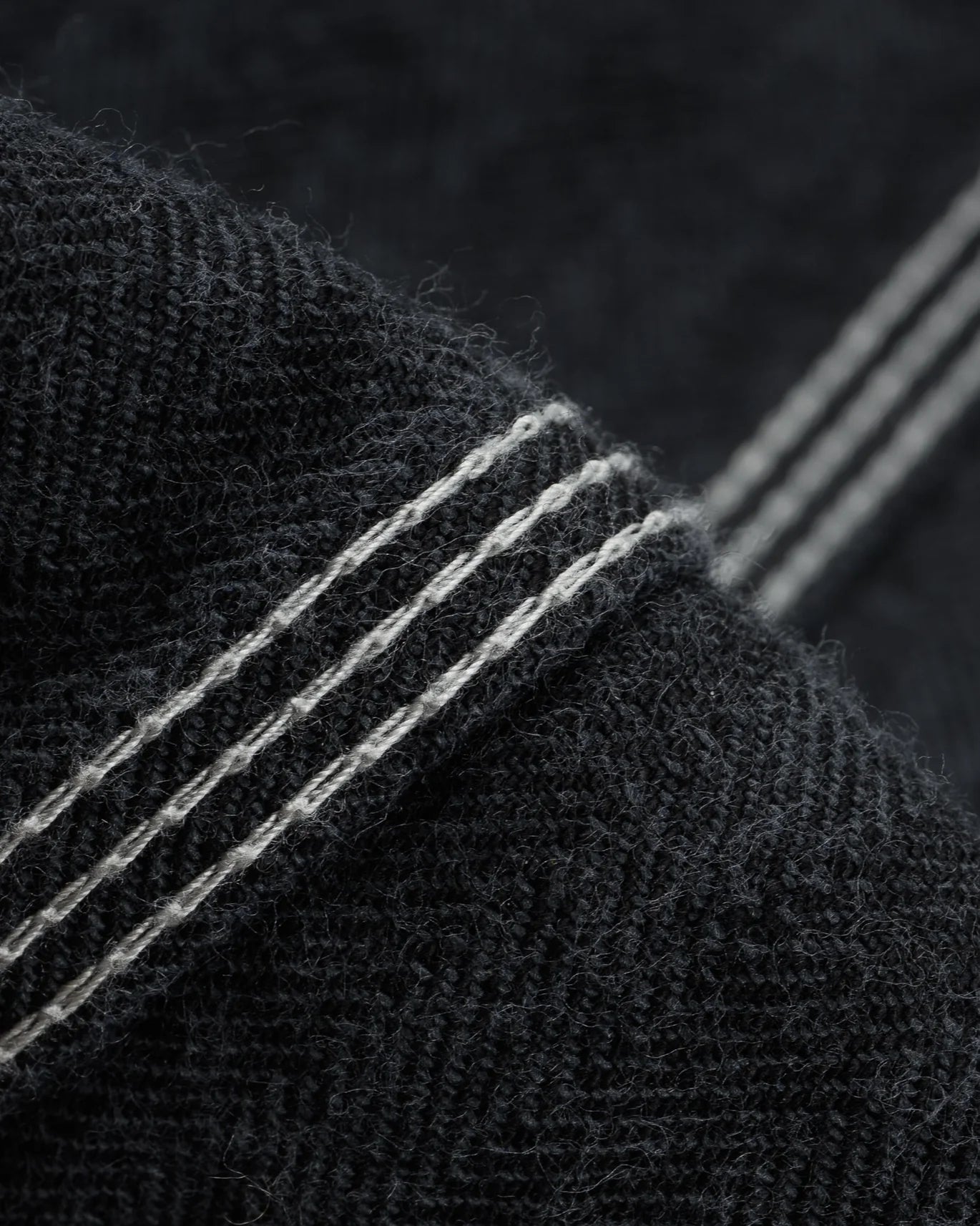 Iron Heart IHJ-158-BLK 10.5oz Herringbone Collarless Chore Jacket - Black Overdyed Black