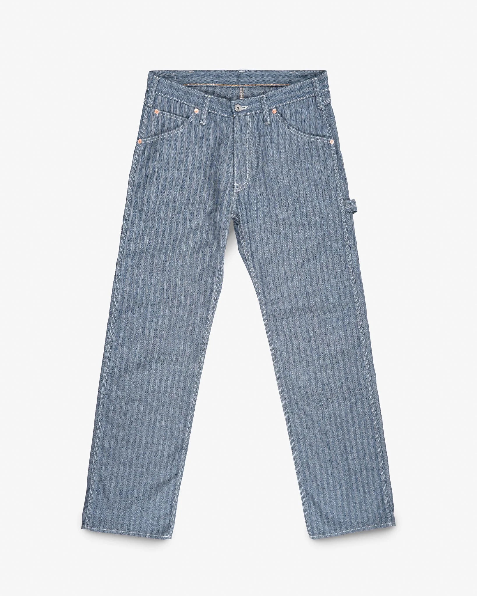 Iron Heart IH-830-IND 10.5oz Herringbone Painter’s Pants - Indigo