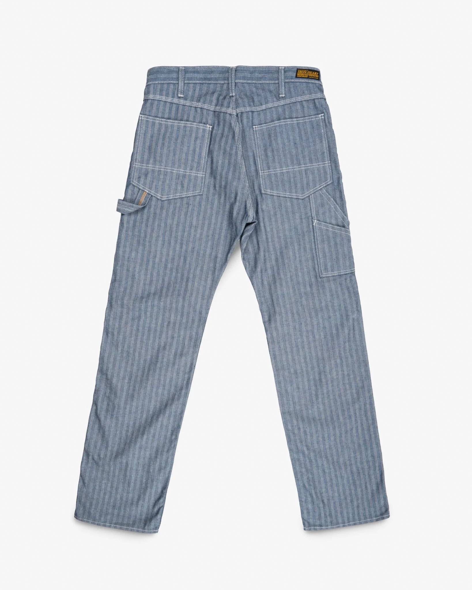 Iron Heart IH-830-IND 10.5oz Herringbone Painter’s Pants - Indigo