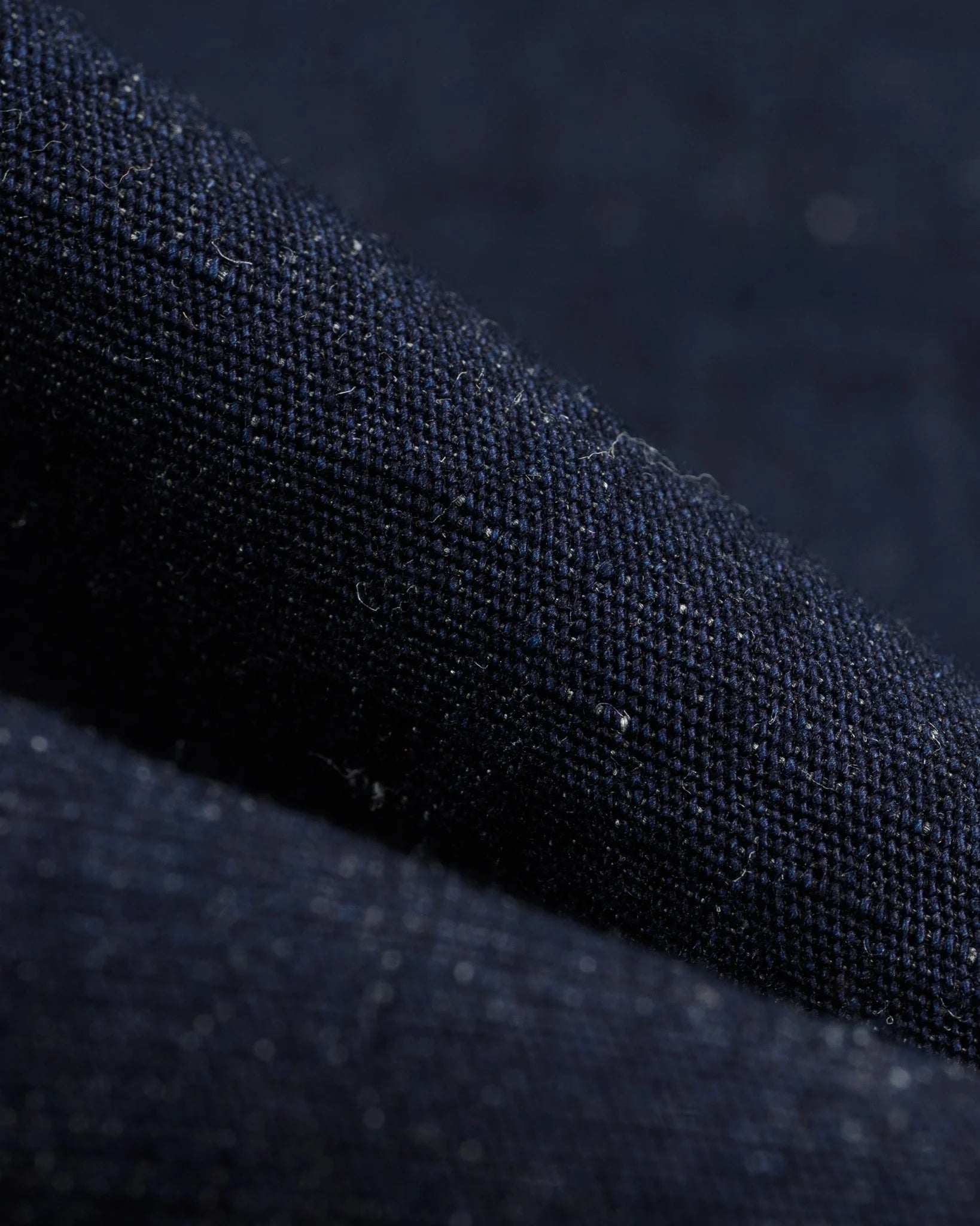 Iron Heart IHSH-444-IND 7oz Cotton Linen Chambray Western Shirt - Indigo