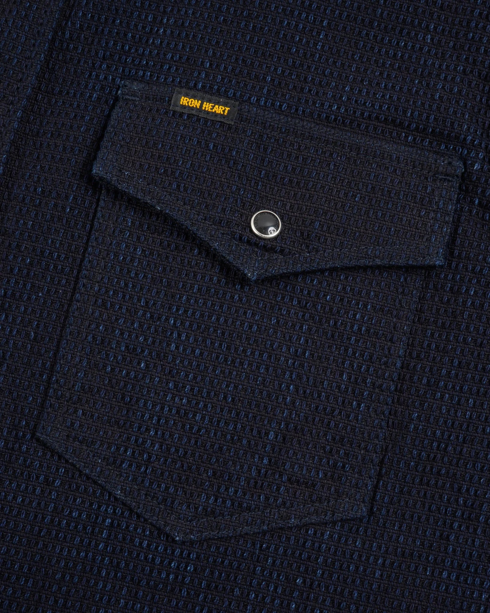 Iron Heart IHSH-437-IND 13.5oz Dobby Cloth CPO Shirt - Indigo