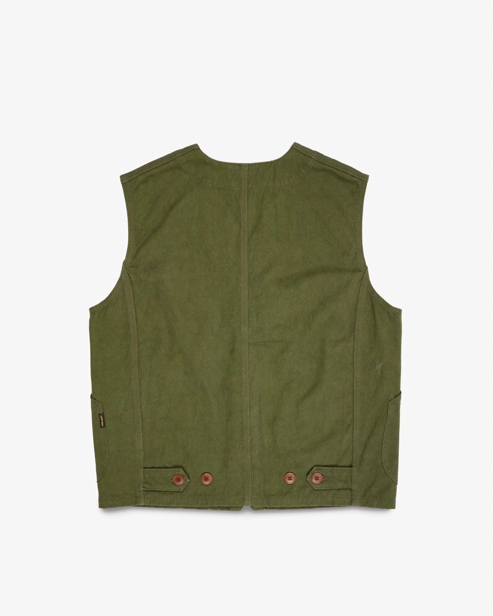Iron Heart IHV-52-OLV 12oz Duck Canvas Hunting Vest - Olive