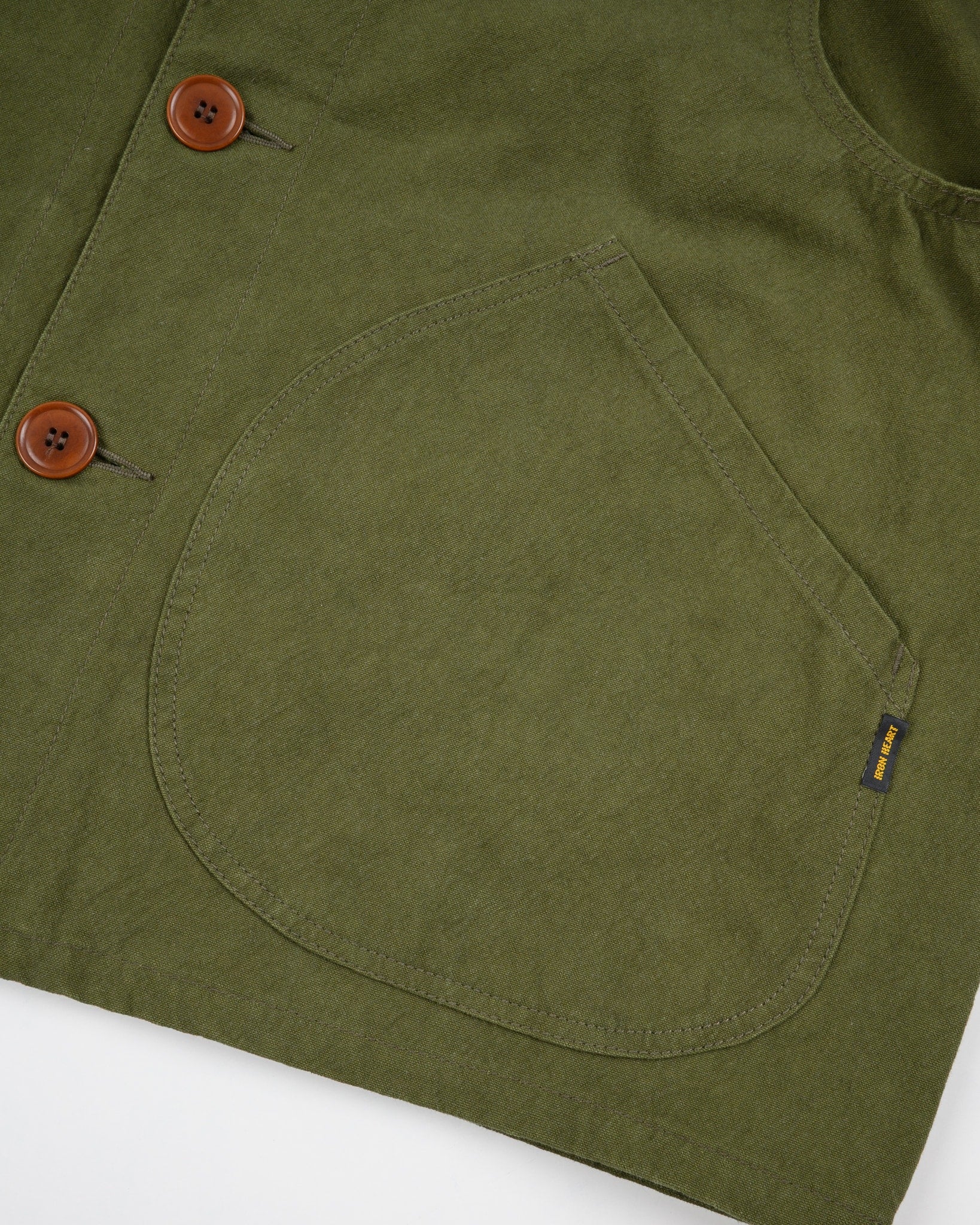 Iron Heart IHV-52-OLV 12oz Duck Canvas Hunting Vest - Olive