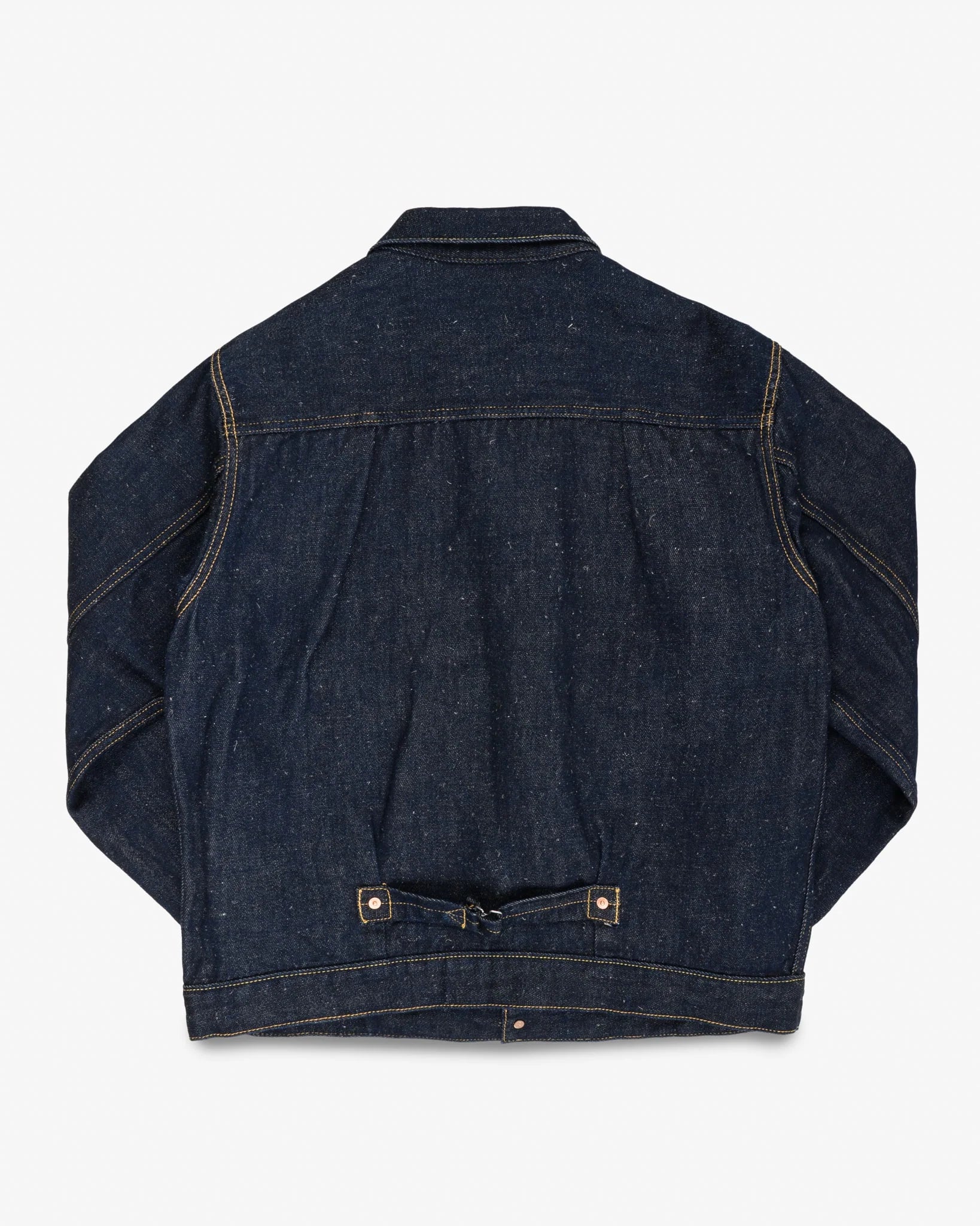 Iron Heart IHJ-163-IND 14oz Cotton/Linen Denim Type II Jacket - Indigo