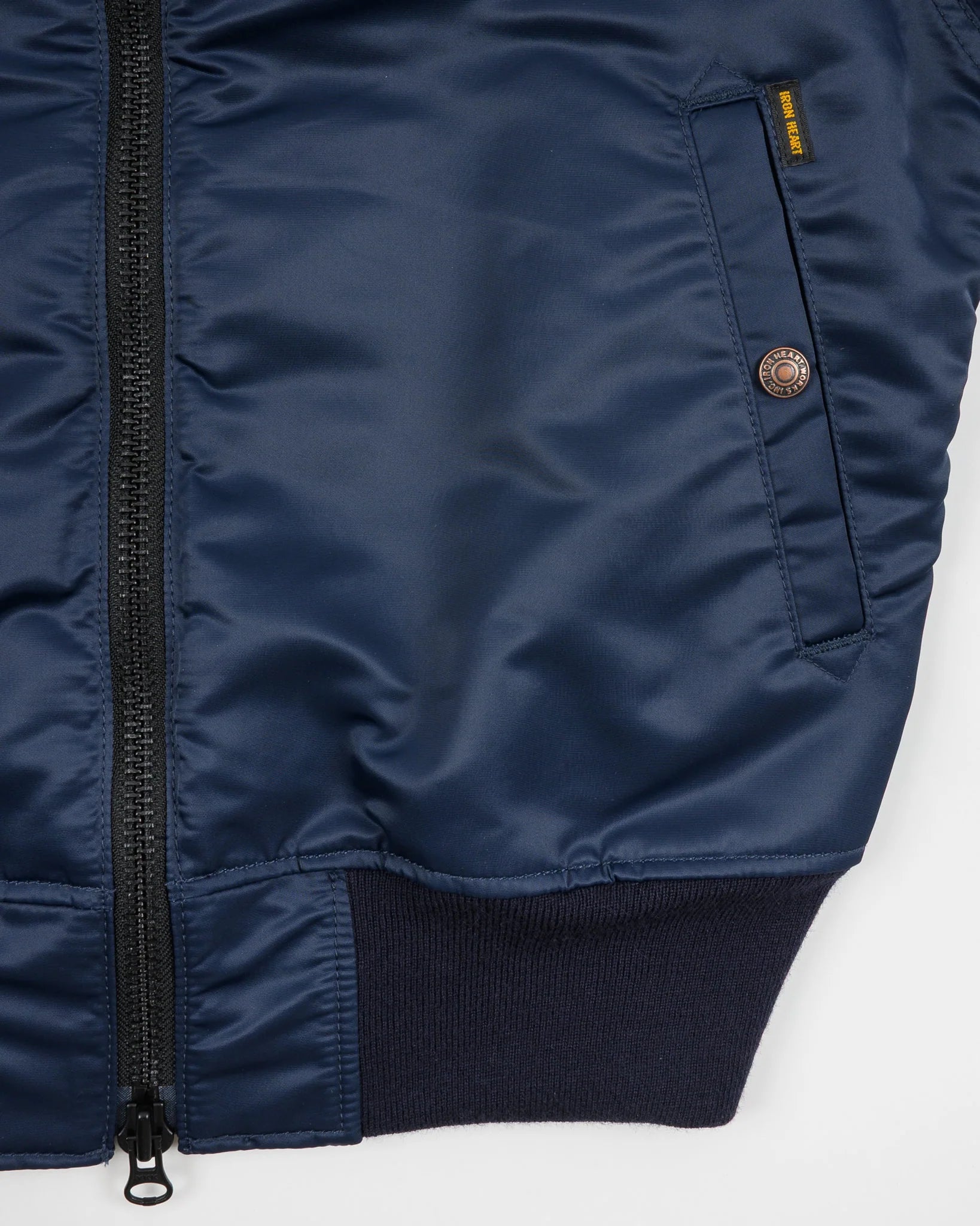 Iron Heart IHM-50-NAV 4.8oz Nylon Type L-2B Jacket - Navy