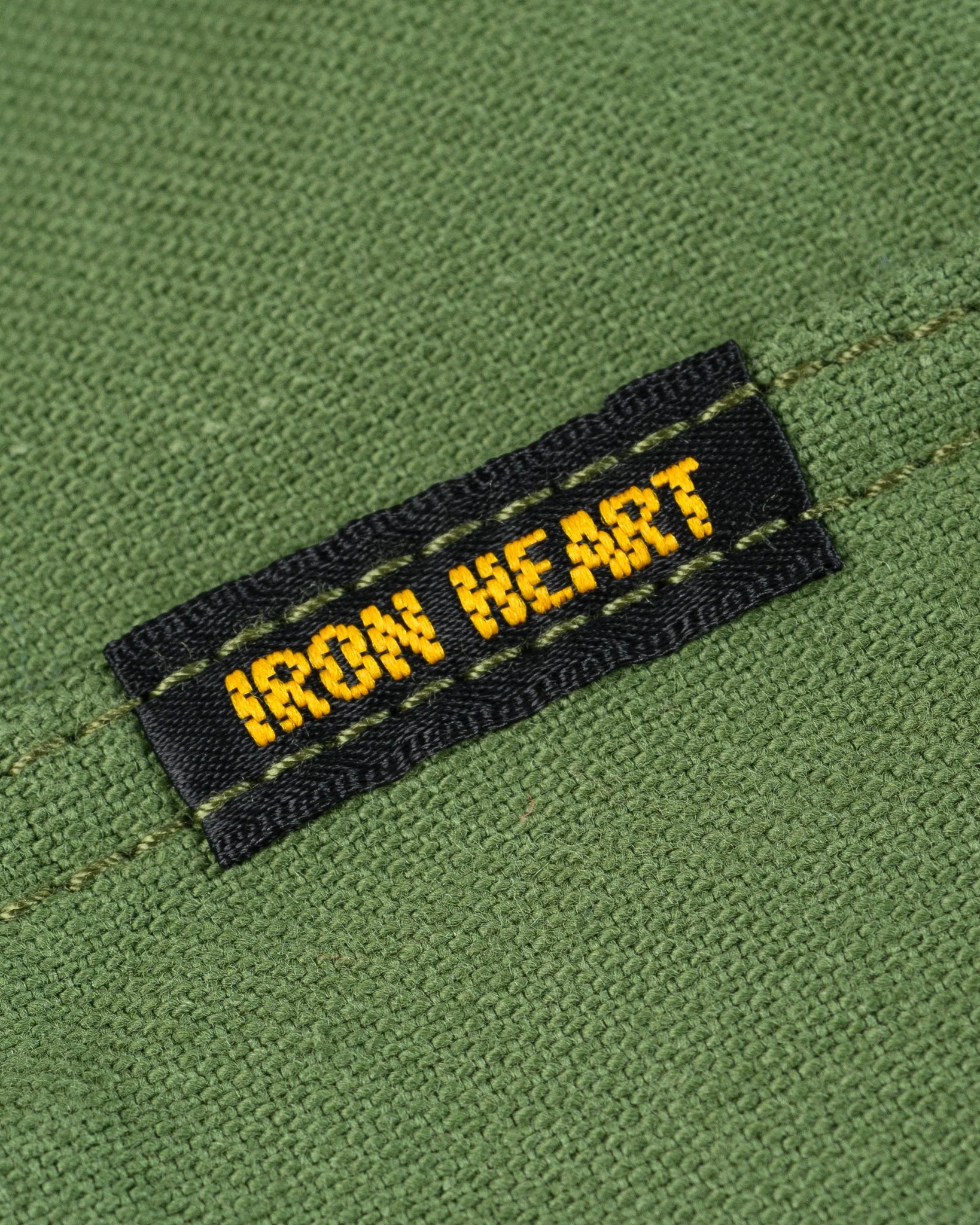 Iron Heart IHSH-451-ODG 9oz Cotton Sateen Military CPO Shirt - Olive Drab Green