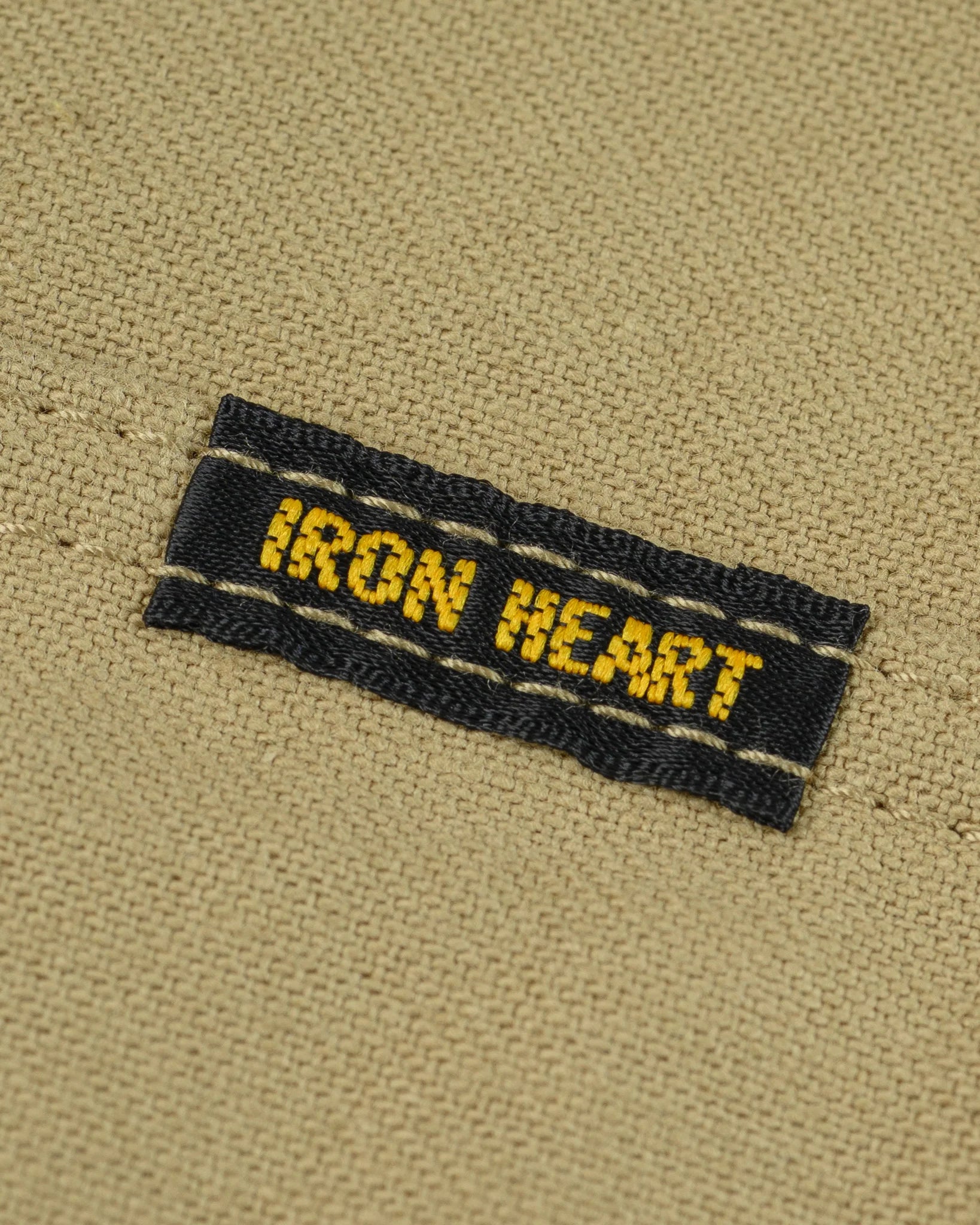 Iron Heart IHSH-451-KHA 9oz Cotton Sateen Military CPO Shirt - Khaki