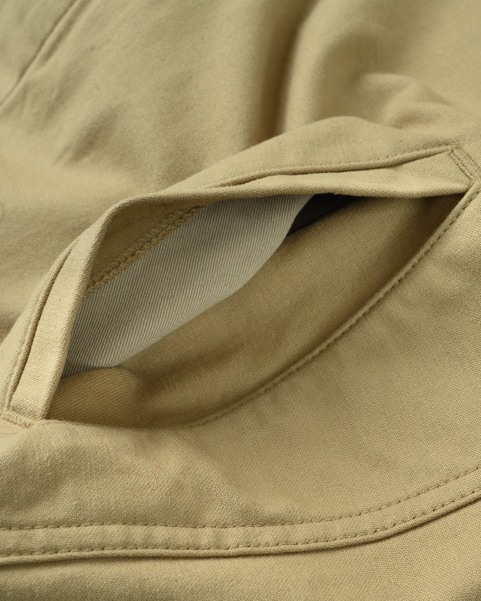 Iron Heart IHSH-451-KHA 9oz Cotton Sateen Military CPO Shirt - Khaki