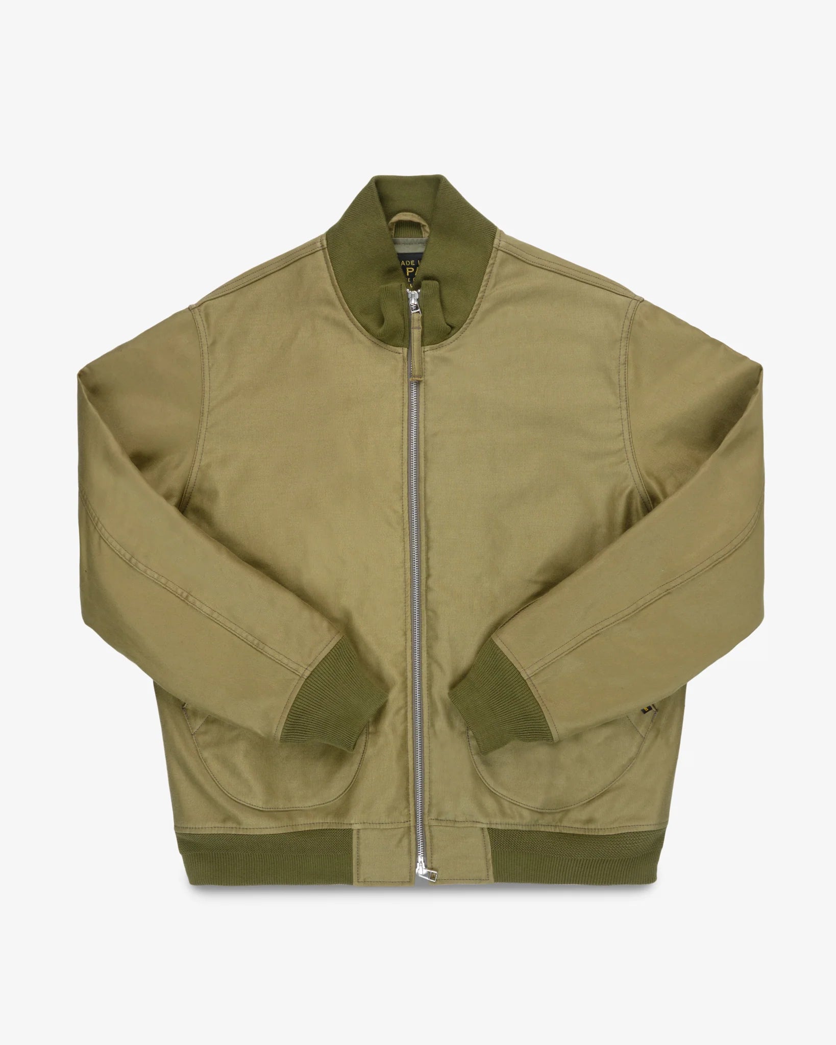 Iron Heart IHM-52-KHA 12oz Whipcord Tanker Jacket - Khaki