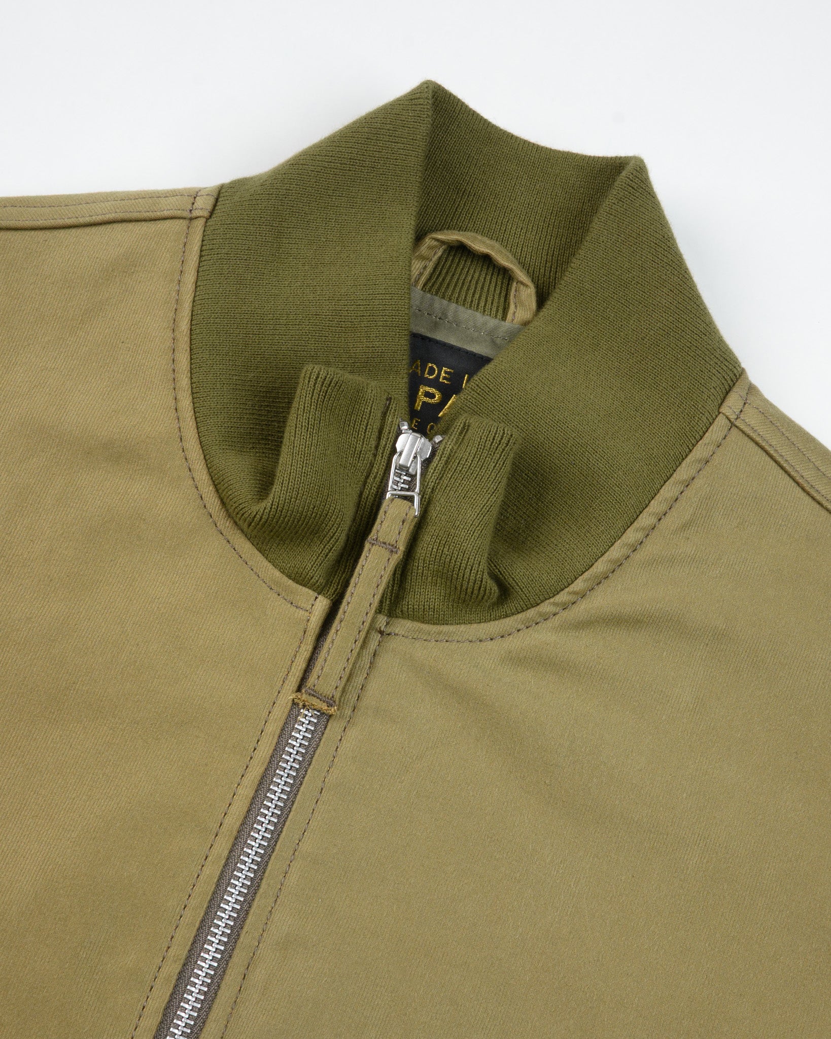 Iron Heart IHM-52-KHA 12oz Whipcord Tanker Jacket - Khaki