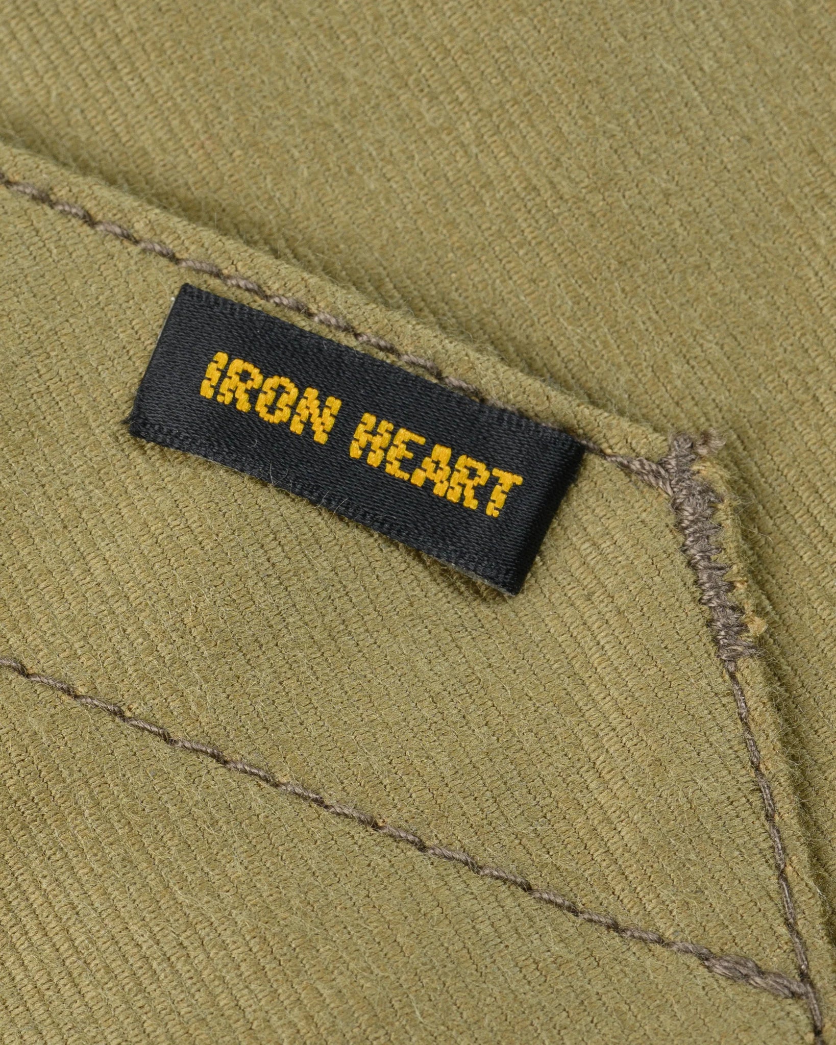 Iron Heart IHM-52-KHA 12oz Whipcord Tanker Jacket - Khaki