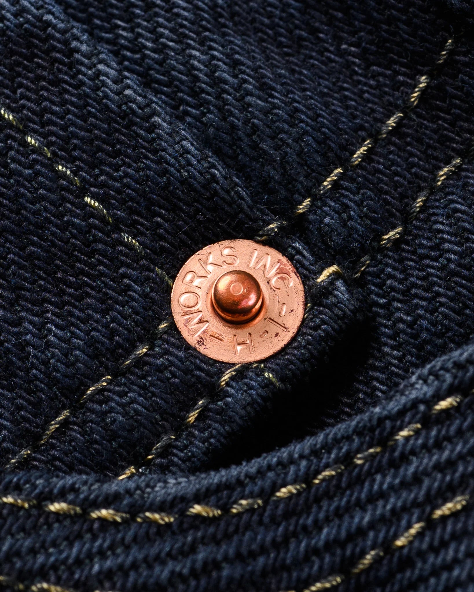 Iron Heart IH-888S-21od 21oz Selvedge Denim Medium/High Rise Tapered Cut Jeans - Indigo Overdyed Black