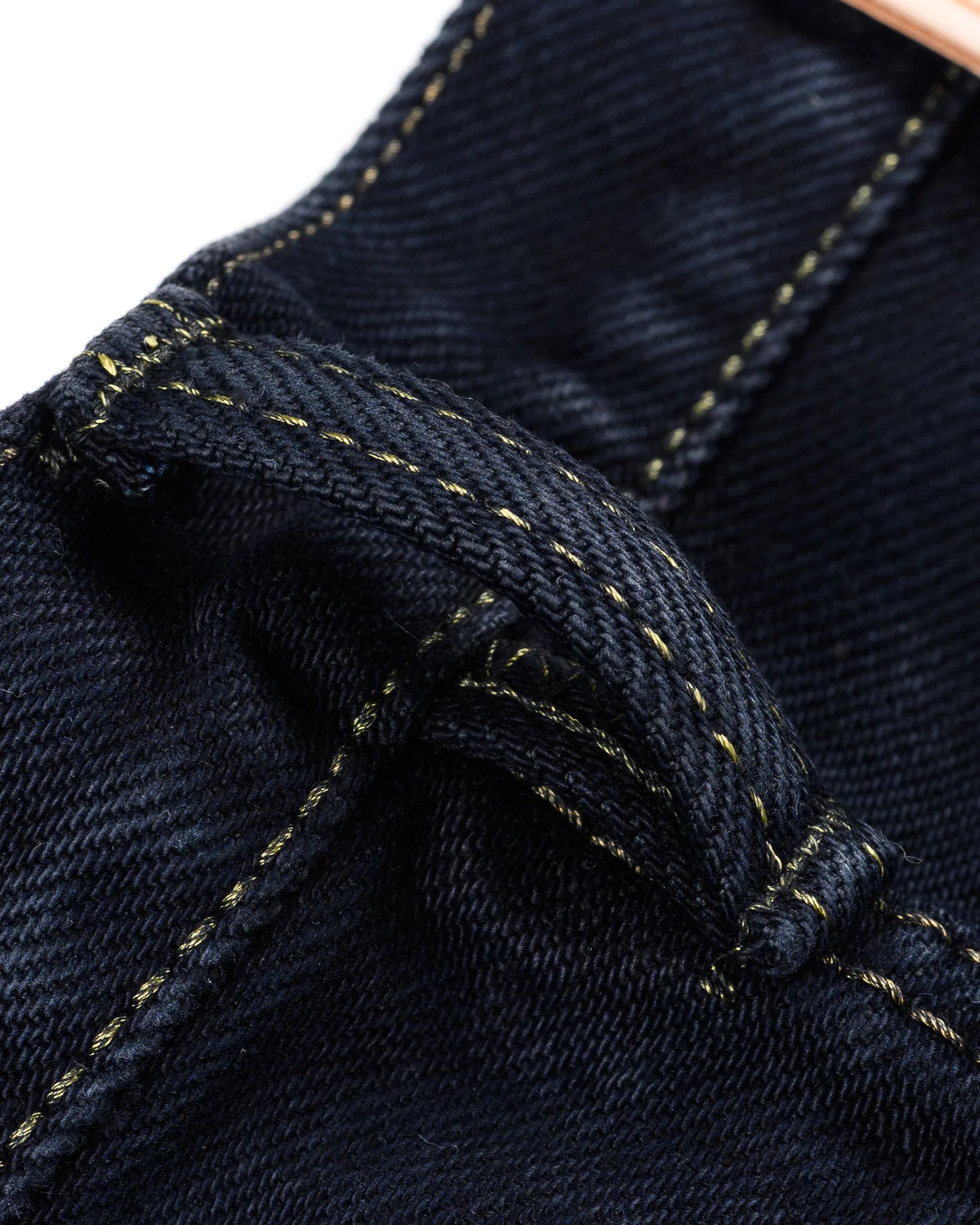 Iron Heart IH-888S-21od 21oz Selvedge Denim Medium/High Rise Tapered Cut Jeans - Indigo Overdyed Black