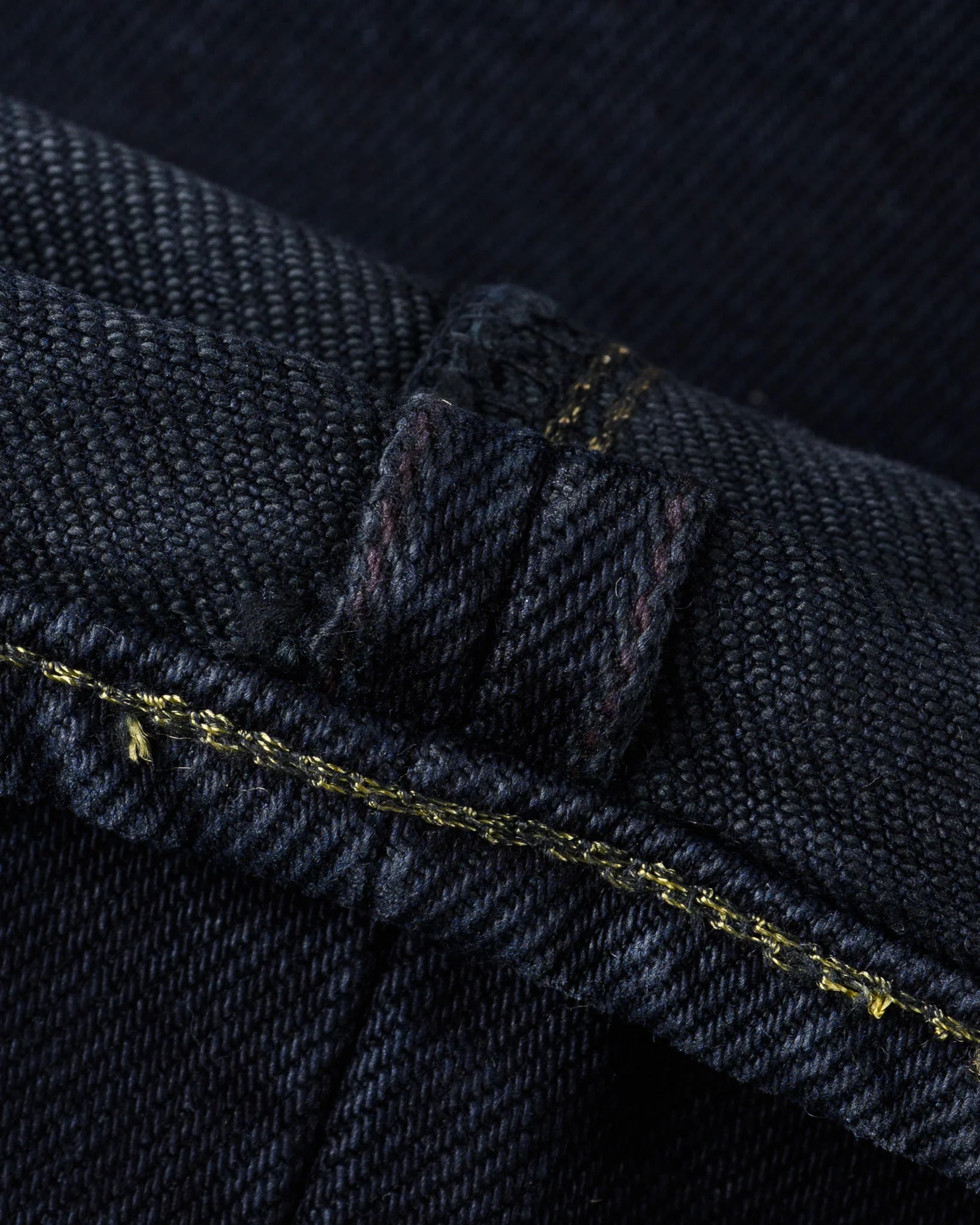 Iron Heart IH-888S-21od 21oz Selvedge Denim Medium/High Rise Tapered Cut Jeans - Indigo Overdyed Black