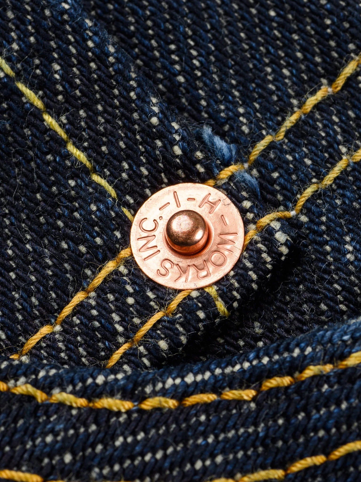 Iron Heart IH-888S-21 21oz Selvedge Denim Medium/High Rise Tapered Cut Jeans - Indigo