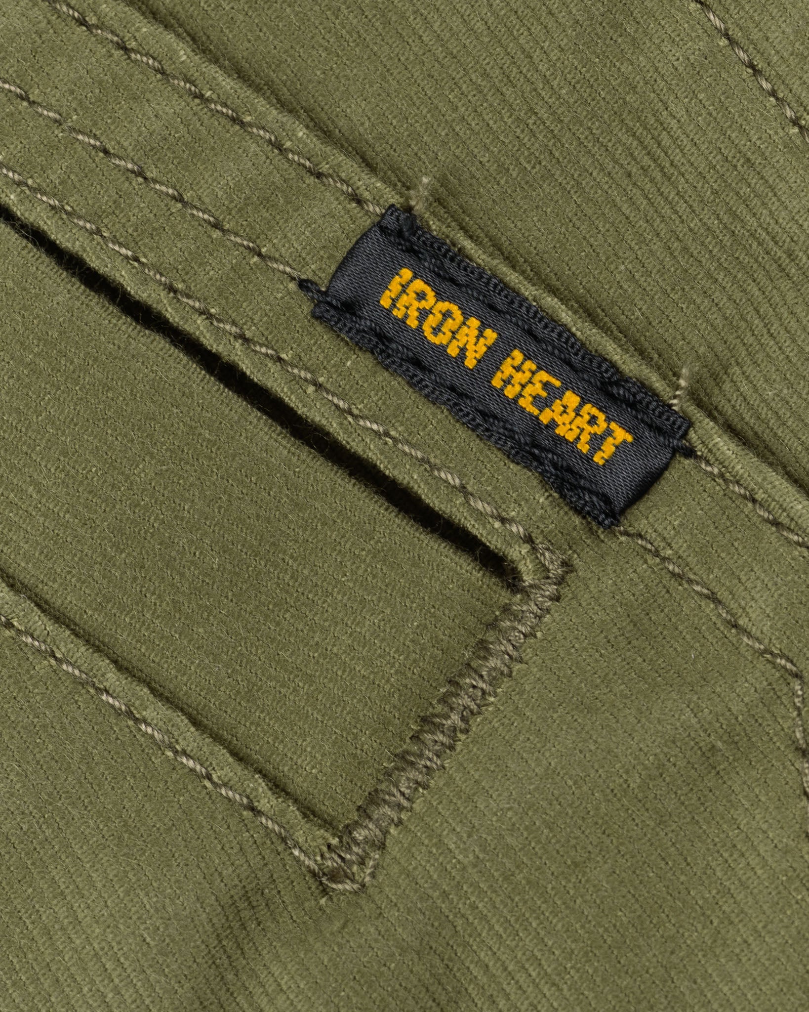 Iron Heart IHM-53-ODG 12oz Whipcord Lightweight N1 Deck Jacket - Olive Drab Green