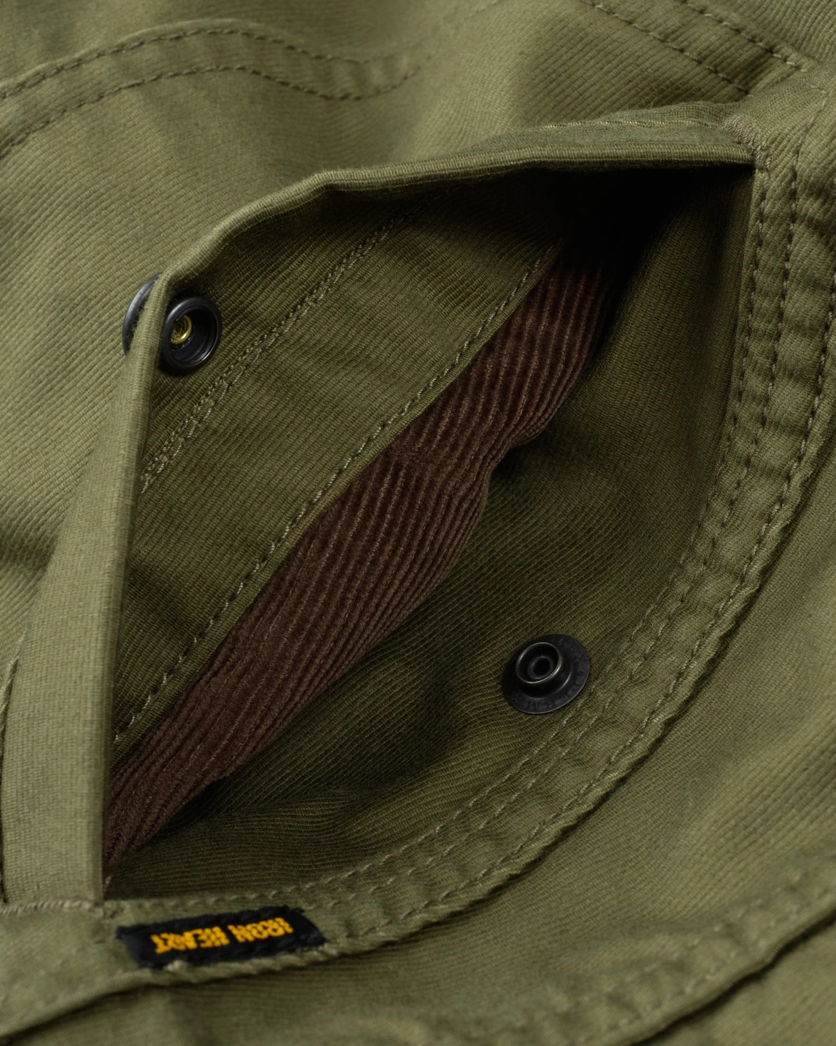 Iron Heart IHM-53-ODG 12oz Whipcord Lightweight N1 Deck Jacket - Olive Drab Green