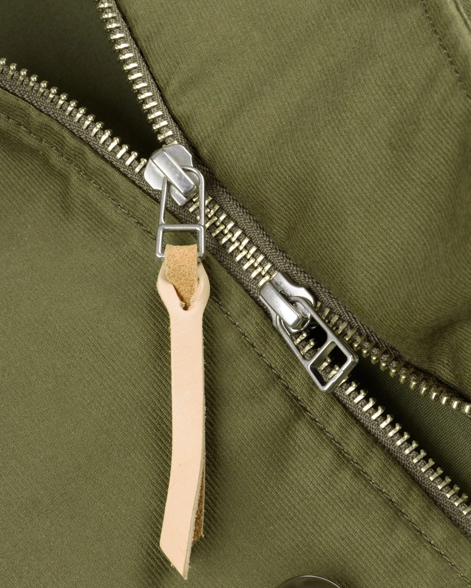 Iron Heart IHM-53-ODG 12oz Whipcord Lightweight N1 Deck Jacket - Olive Drab Green
