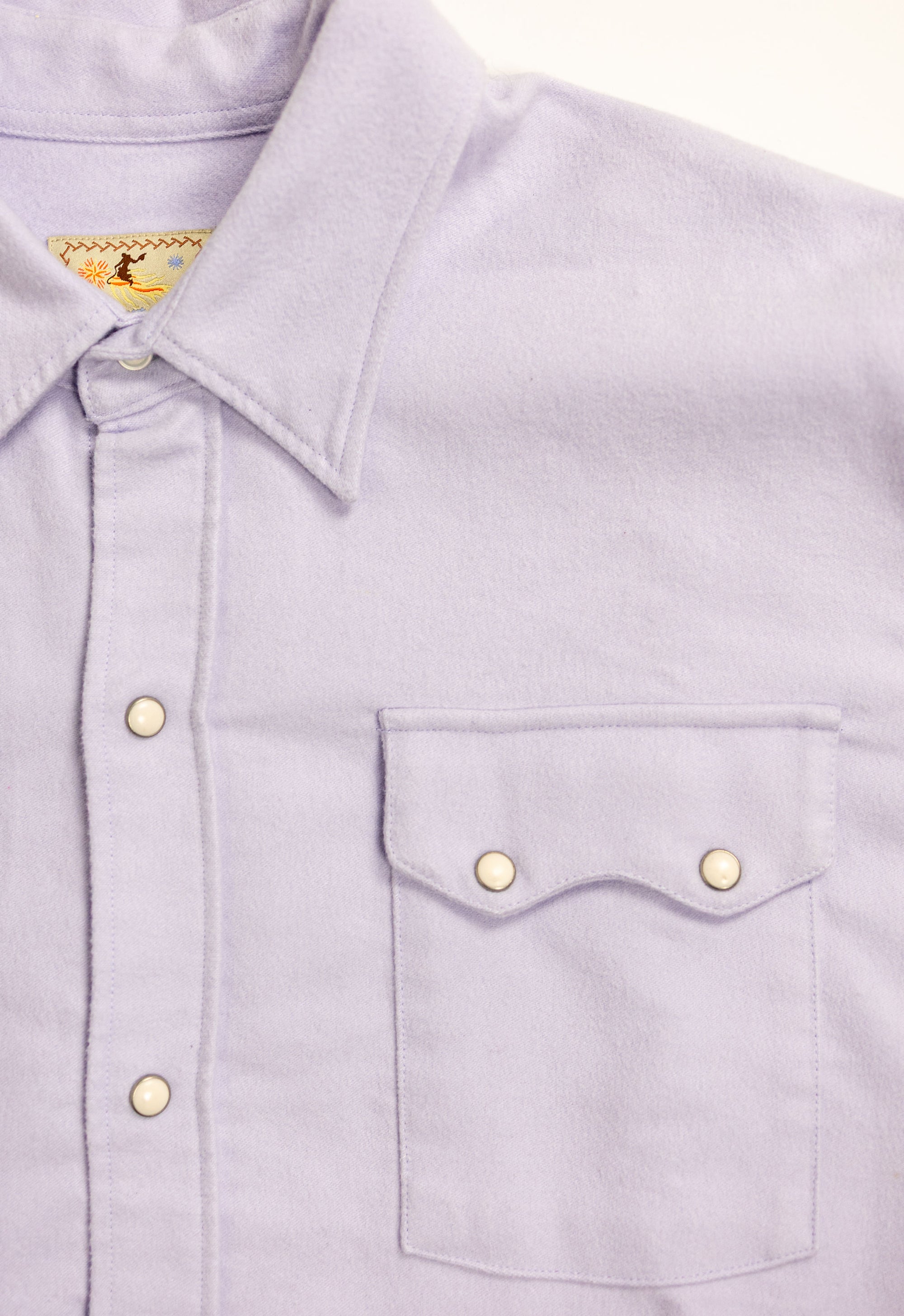 Wythe Moleskin Pearlsnap Shirt - Alpenglow