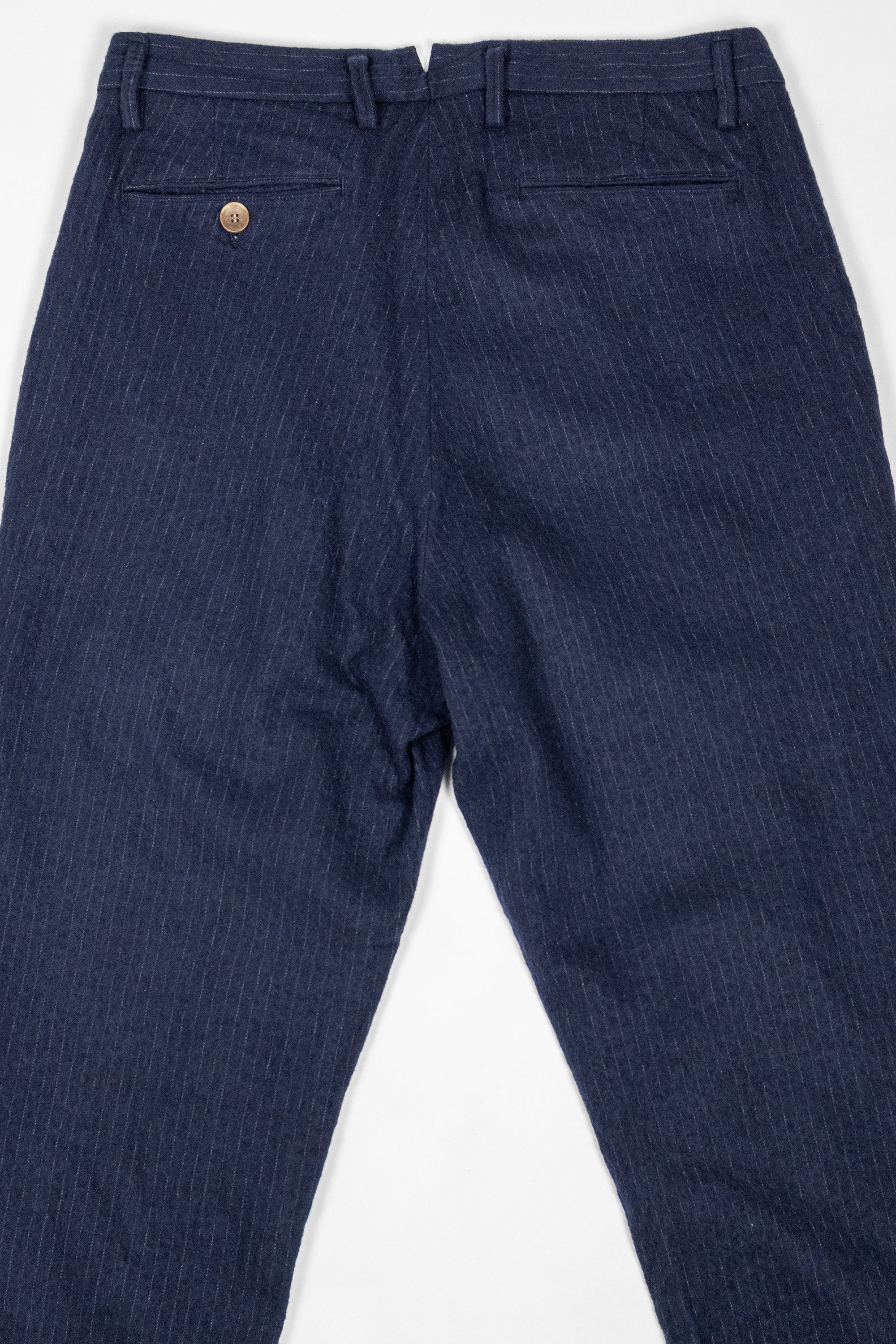 Seuvas C/W 2-Tuck Trousers - Navy