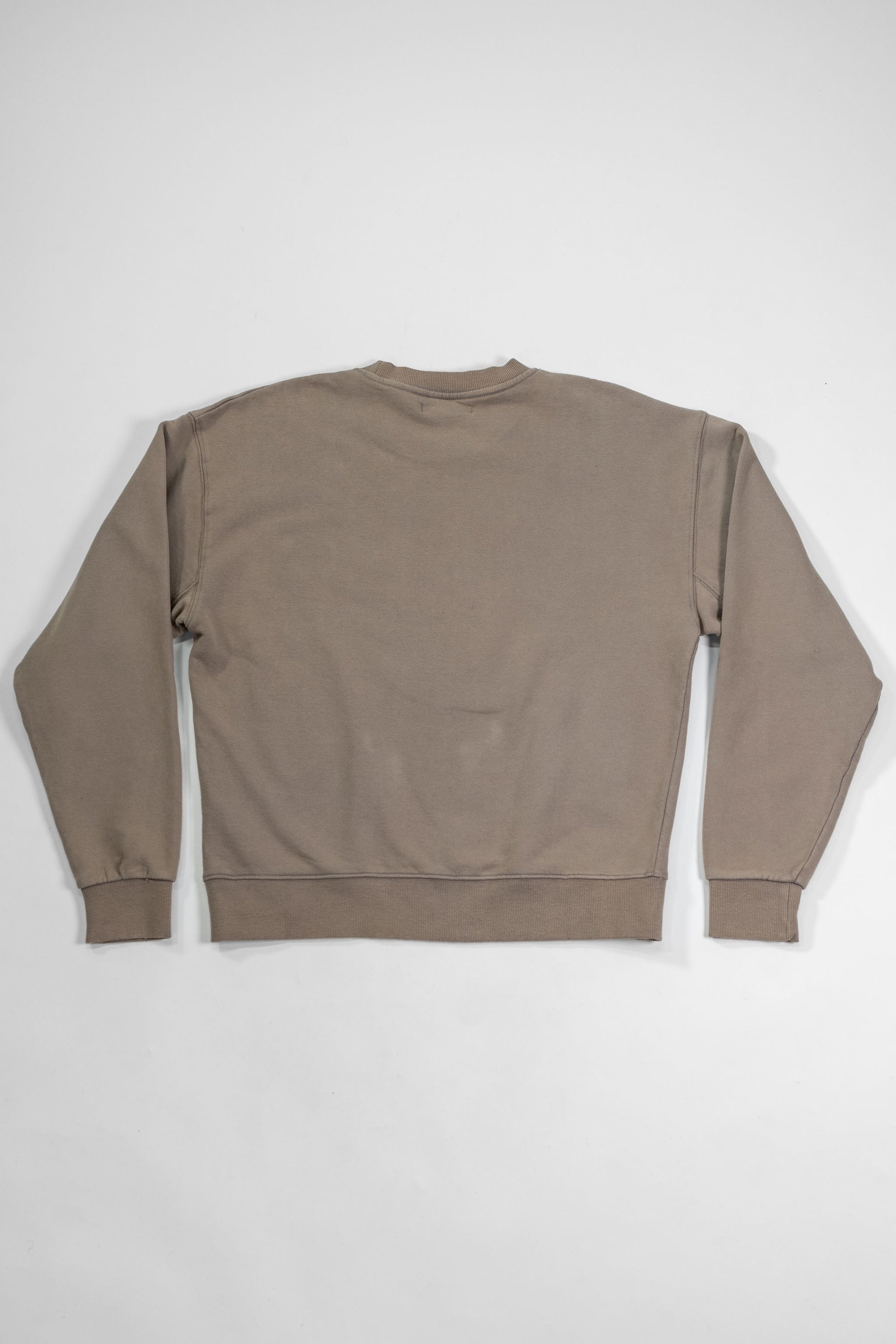 Merz b. Schwanen CREW01 Relaxed Cotton Fleece Sweatshirt - Faded Grain
