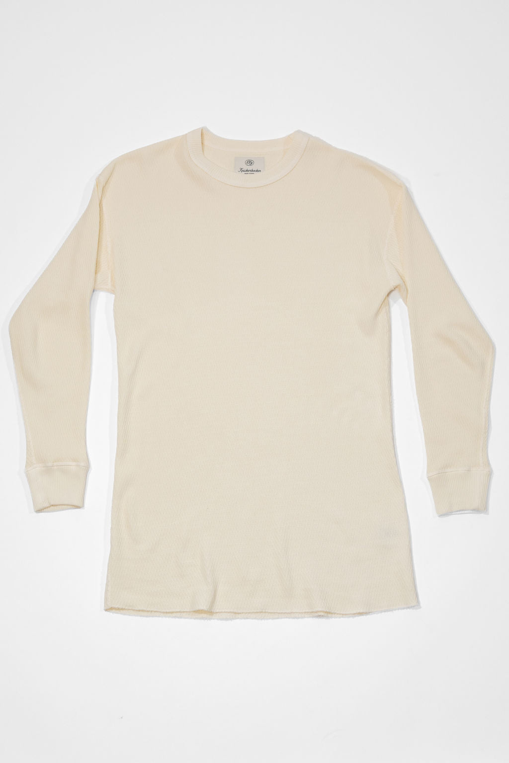 Knickerbocker Heirloom Flat Knit Thermal - Ecru