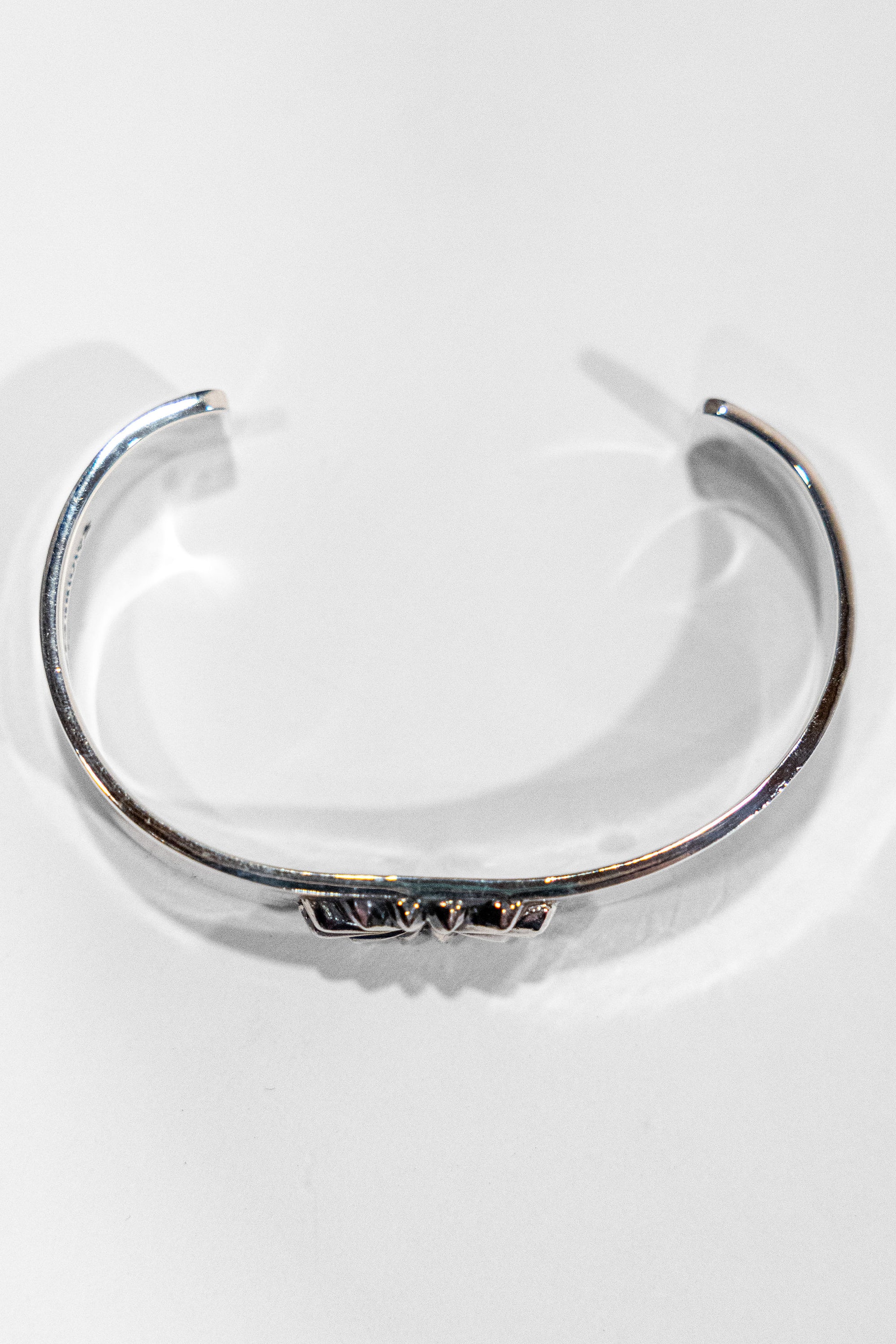 First Arrow's BR-264 Flat Bangle with Butterfly Sandcast - 12mm