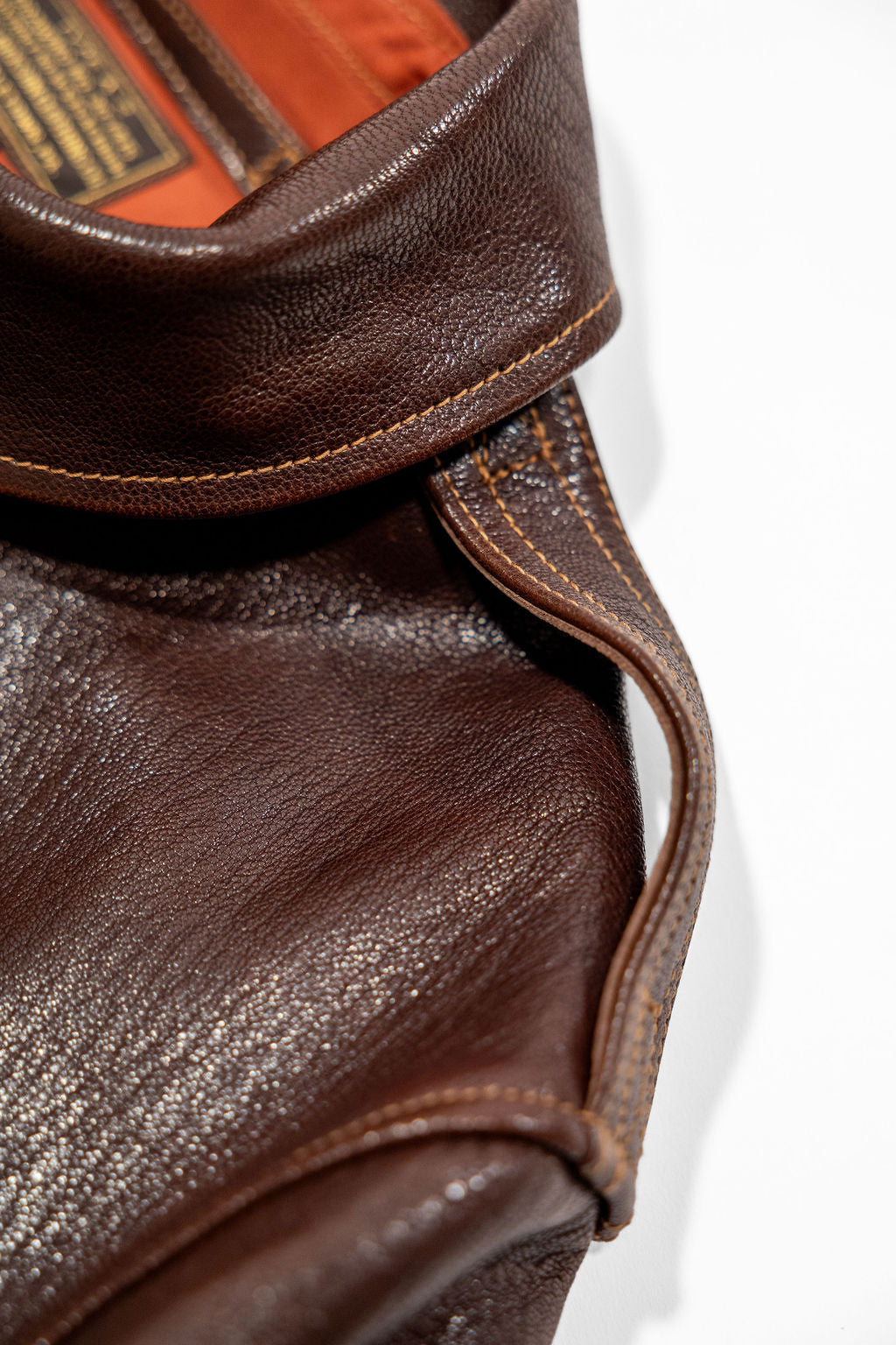Buzz Rickson's BR80686 Type A-2 “Buzz Rickson Clothing Co. Contract No.18091 Goat Skin” - S/Brown