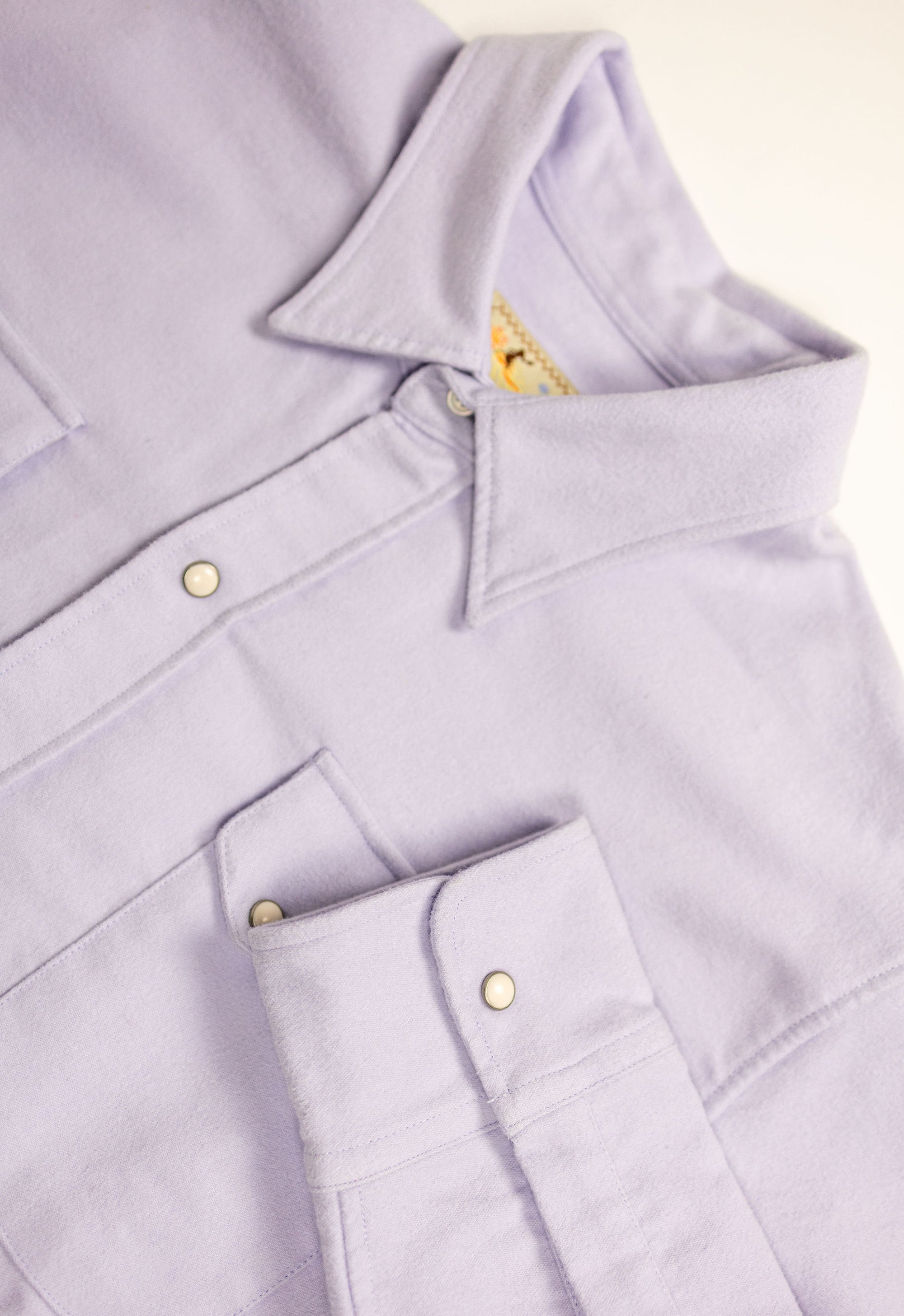 Wythe Moleskin Pearlsnap Shirt - Alpenglow