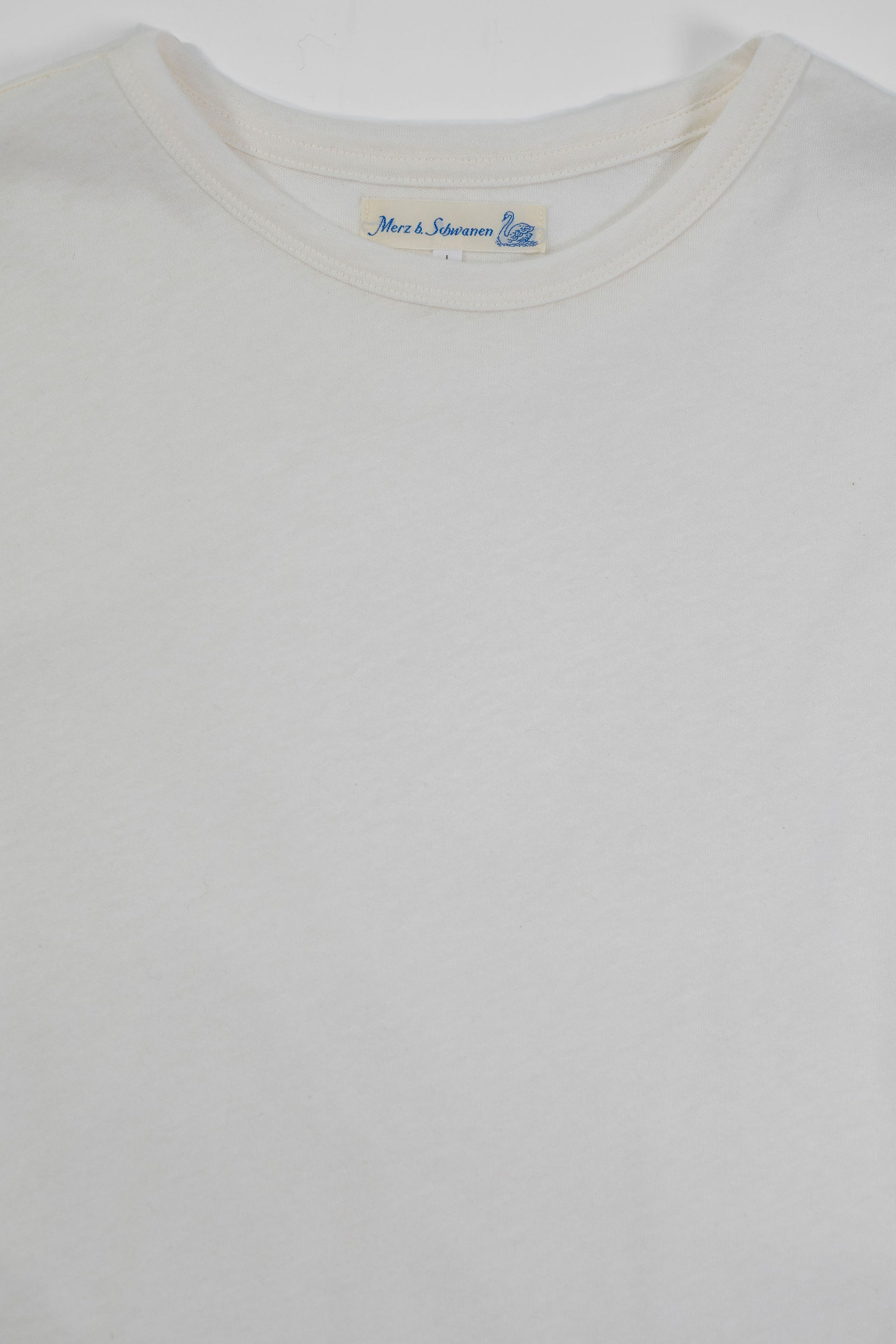 Merz b. Schwanen CASHTEE01 Premium Cotton-Cashmere T-Shirt - Nature