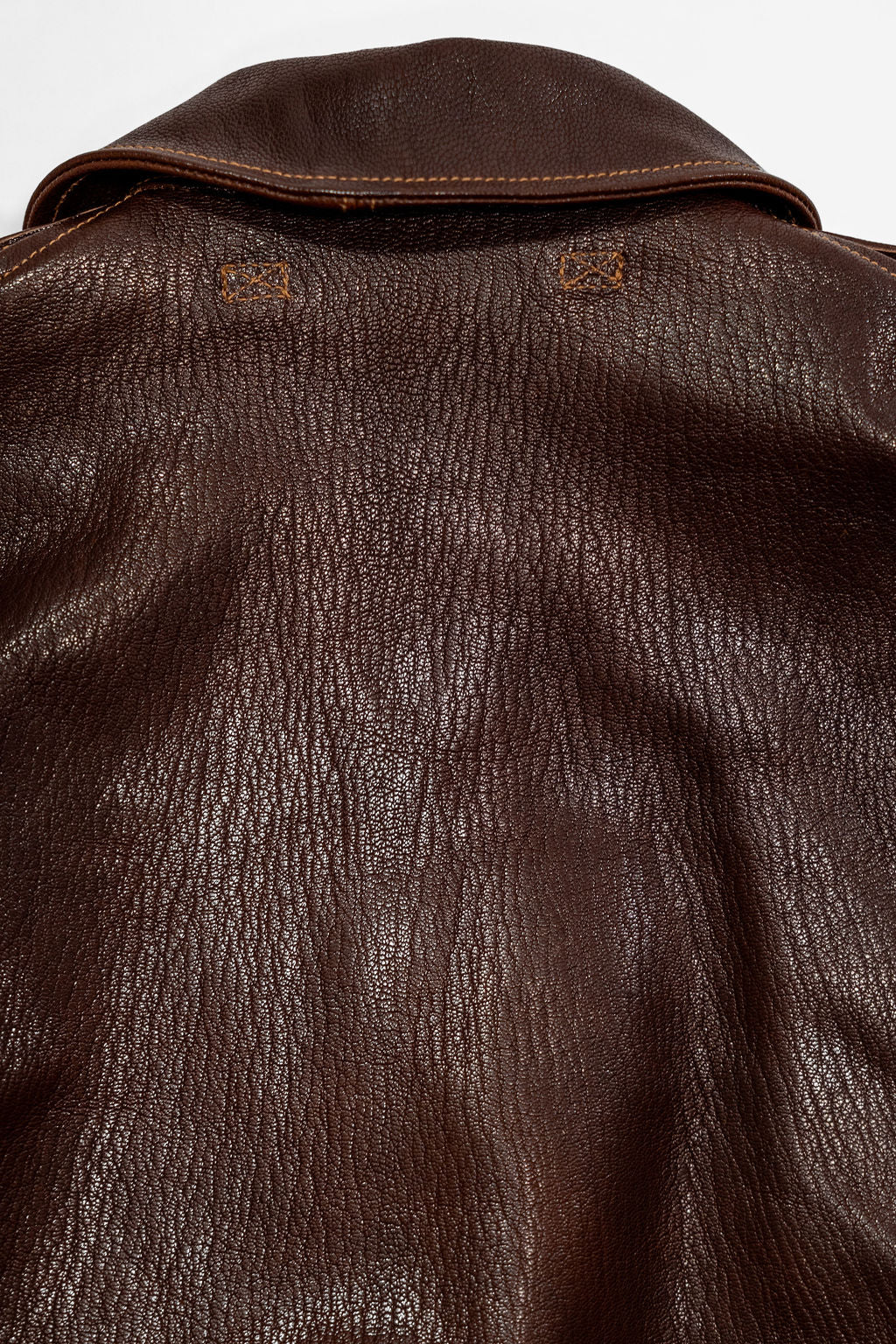 Buzz Rickson's BR80686 Type A-2 “Buzz Rickson Clothing Co. Contract No.18091 Goat Skin” - S/Brown