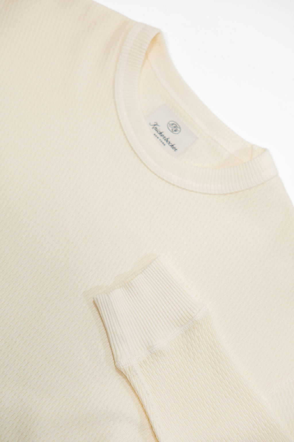 Knickerbocker Heirloom Flat Knit Thermal - Ecru
