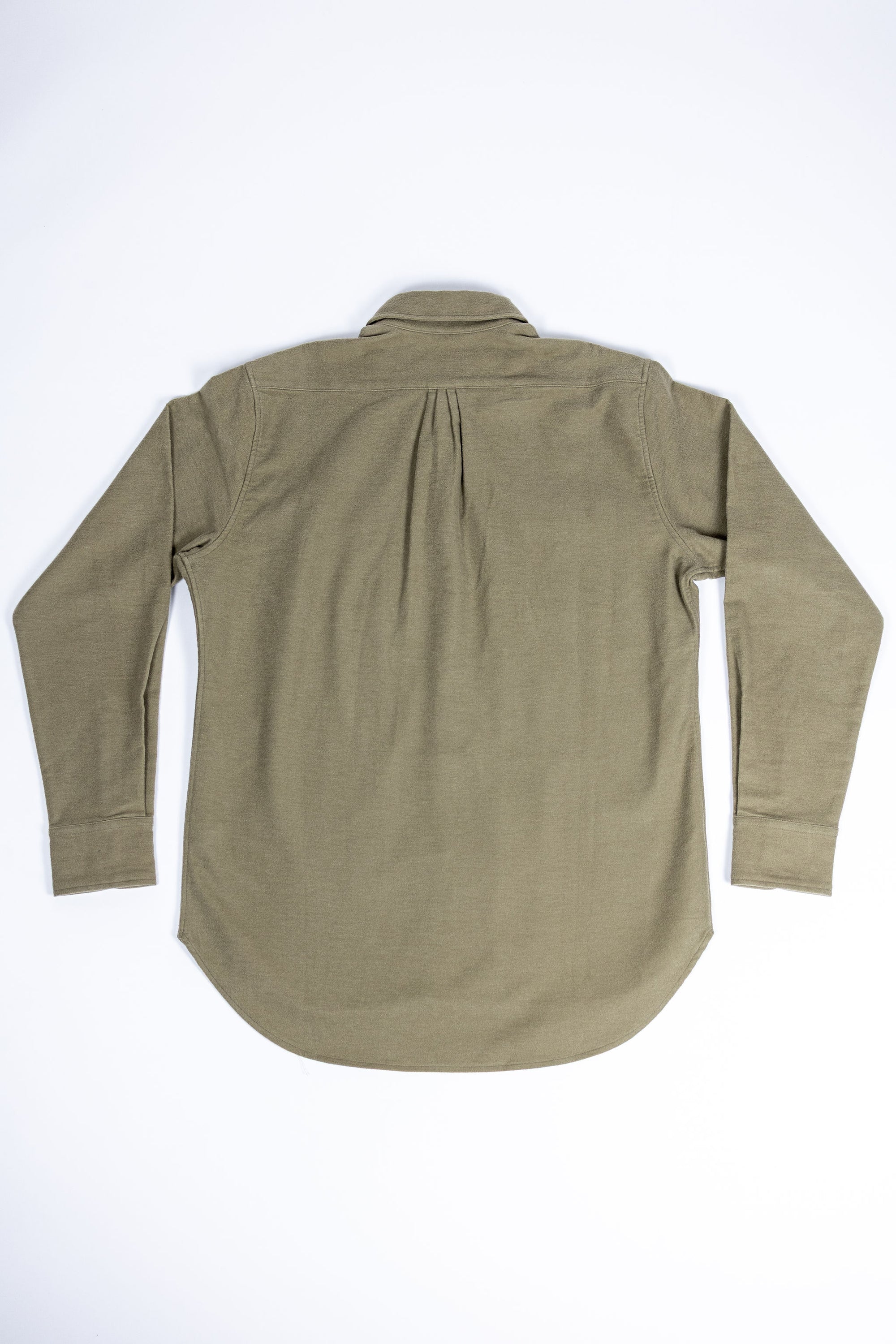 Wythe Moleskin Pearlsnap Shirt - Olive