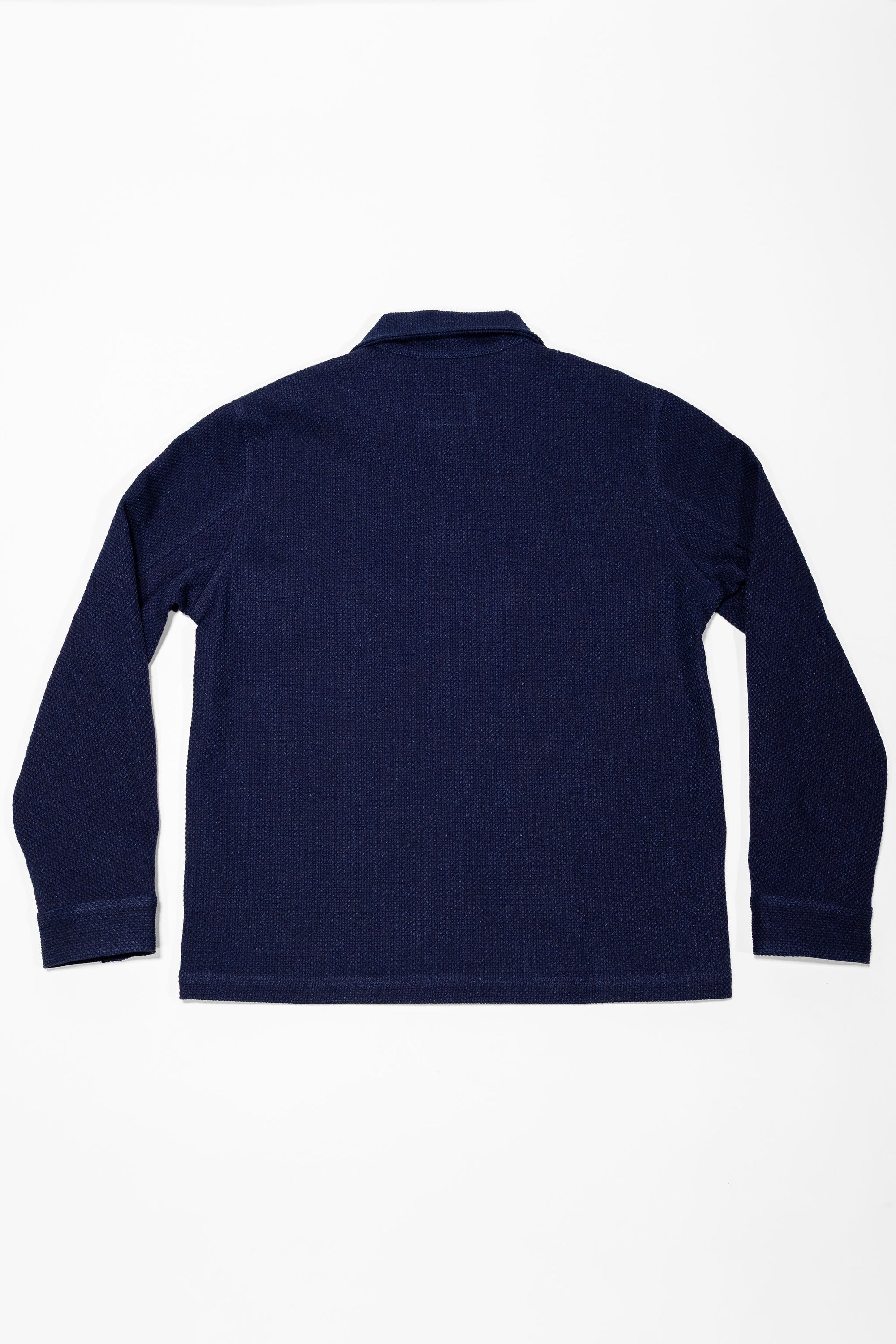 Dehen 1920 Skyline Overshirt - Indigo Sashi-Ori