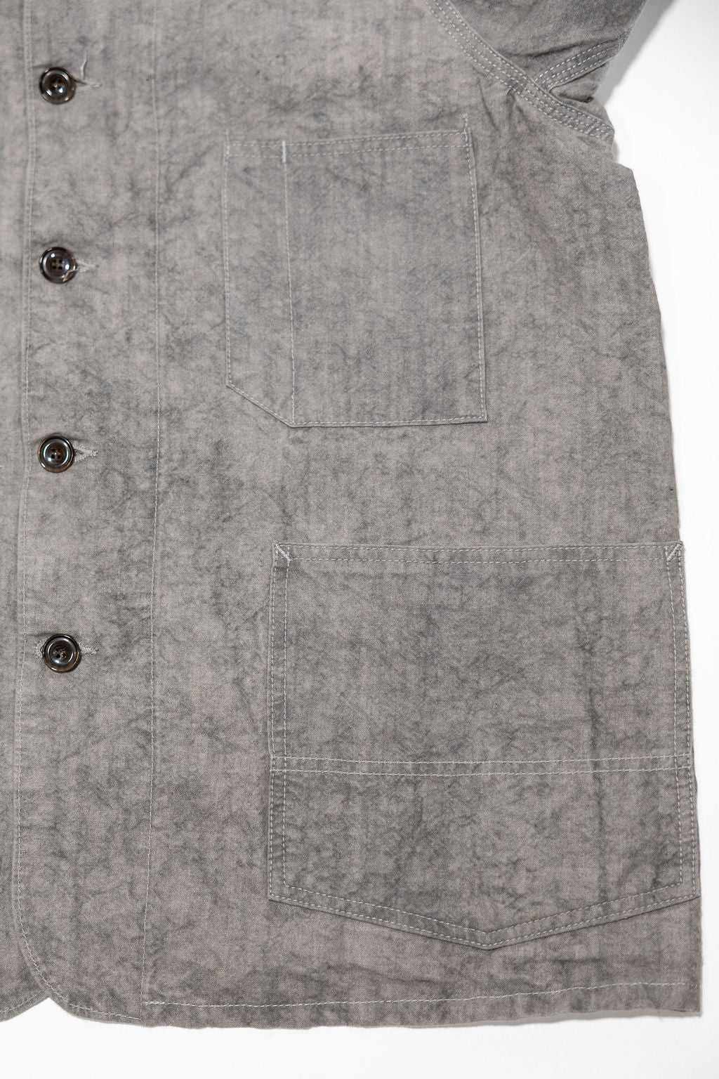 Seuvas "WASHI" Raglan Coverall - Light Charcoal