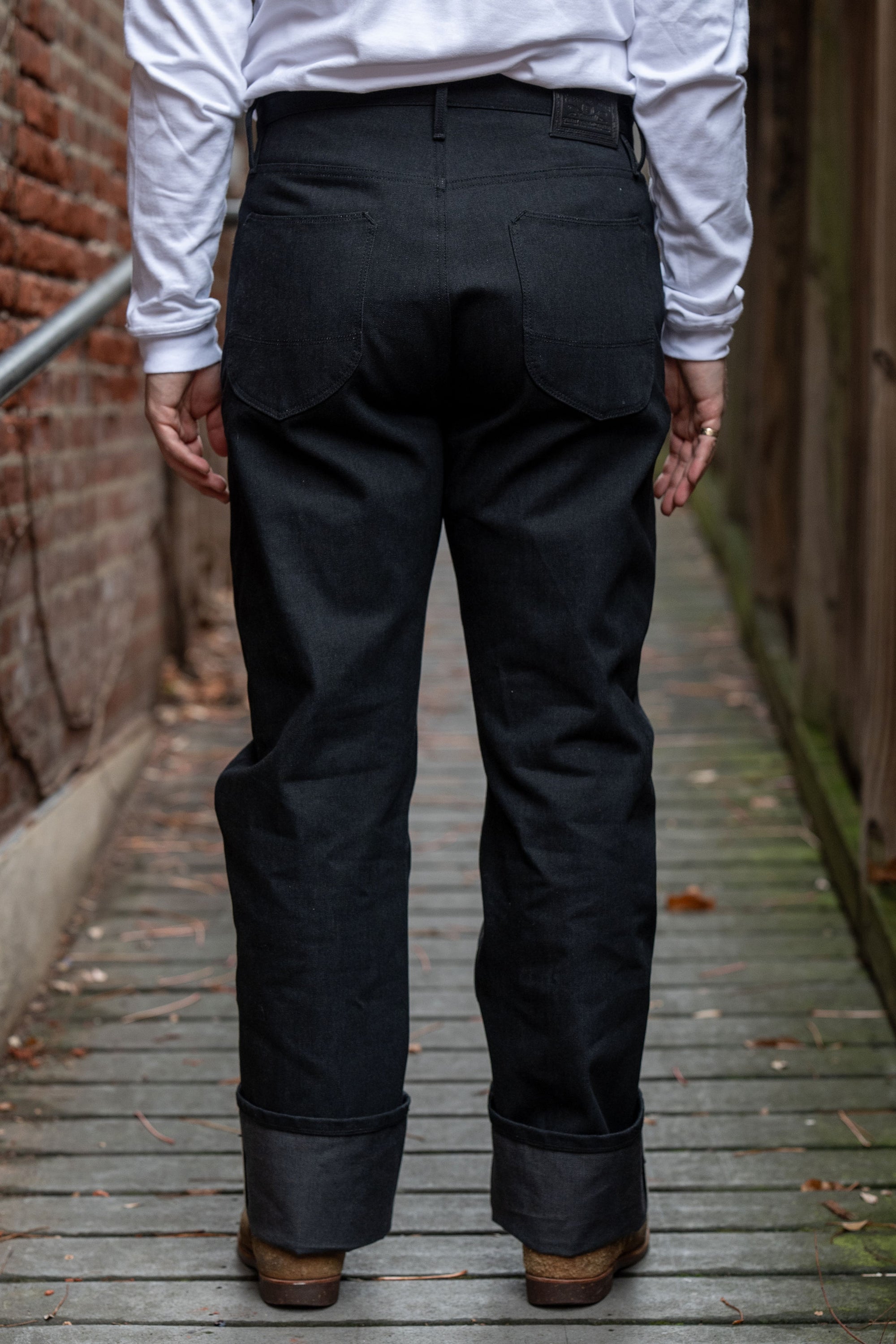 Freenote Cloth Modesto - 14oz Black Grey Denim