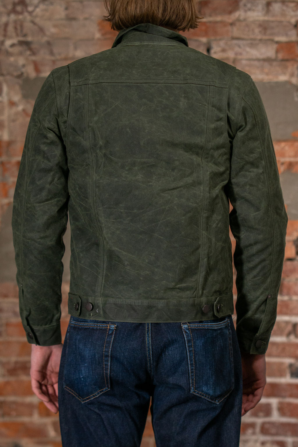 Freenote Cloth Waxed Riders Jacket - Olive