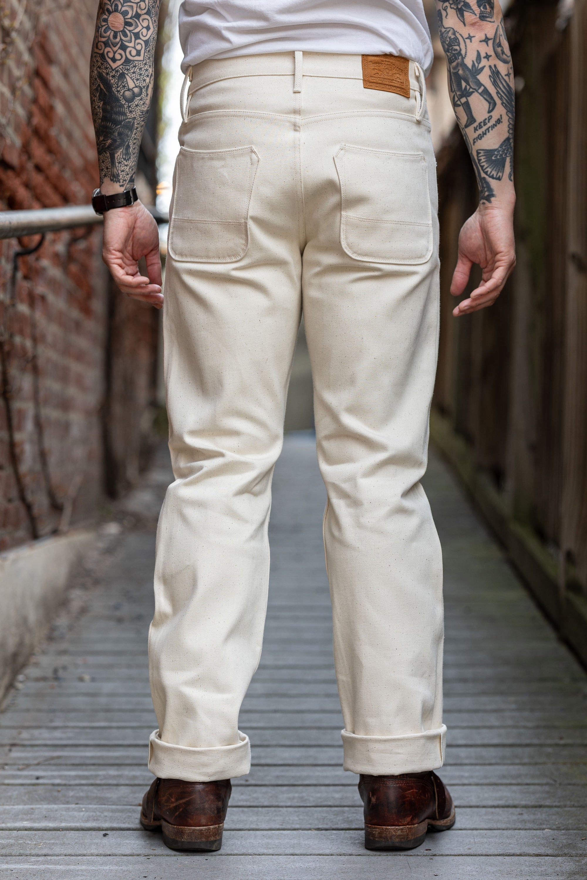Freenote Cloth Belford - 14oz Ecru Denim
