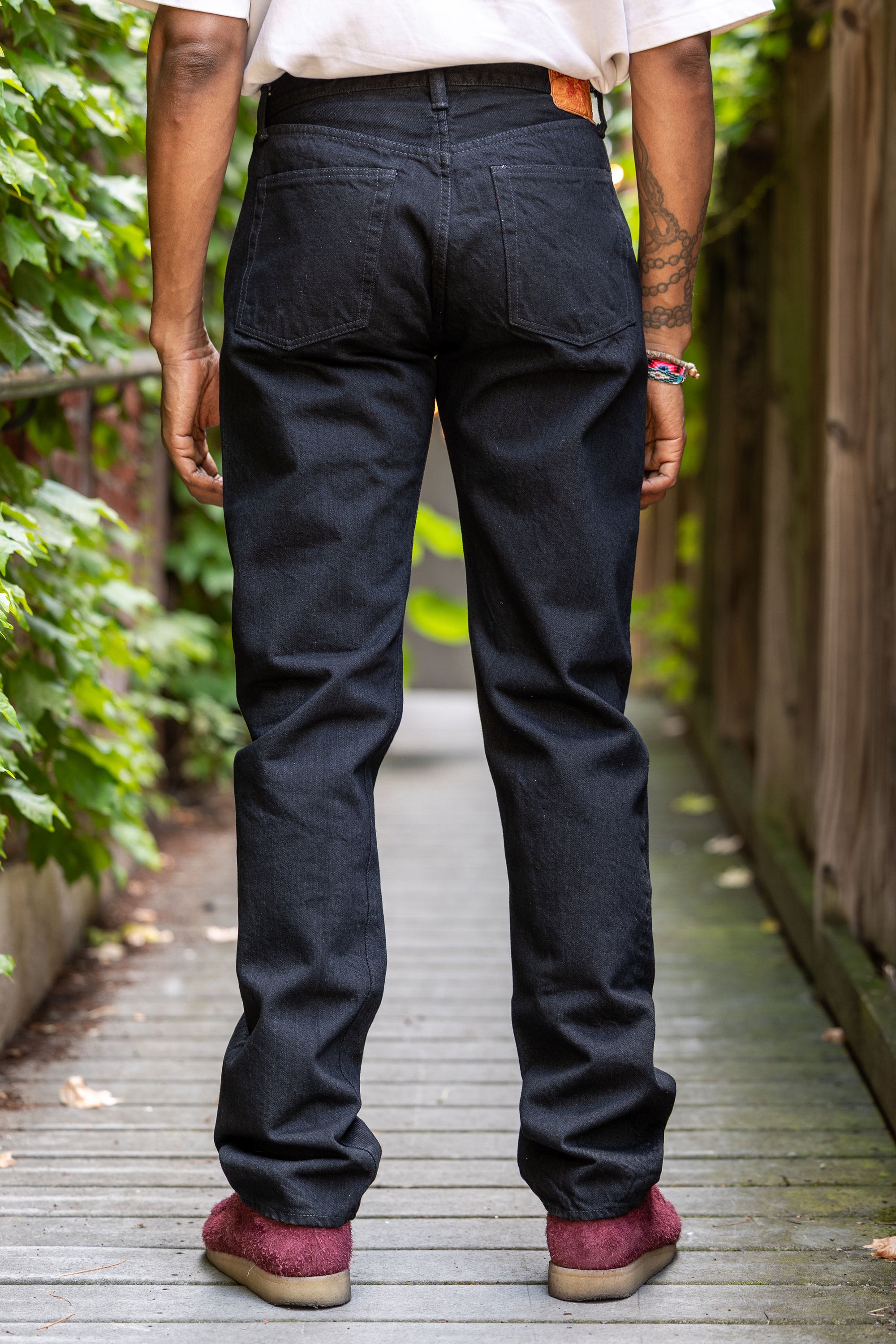 TCB Jeans Late S40's Jeans BK - 14oz Black Denim One Wash