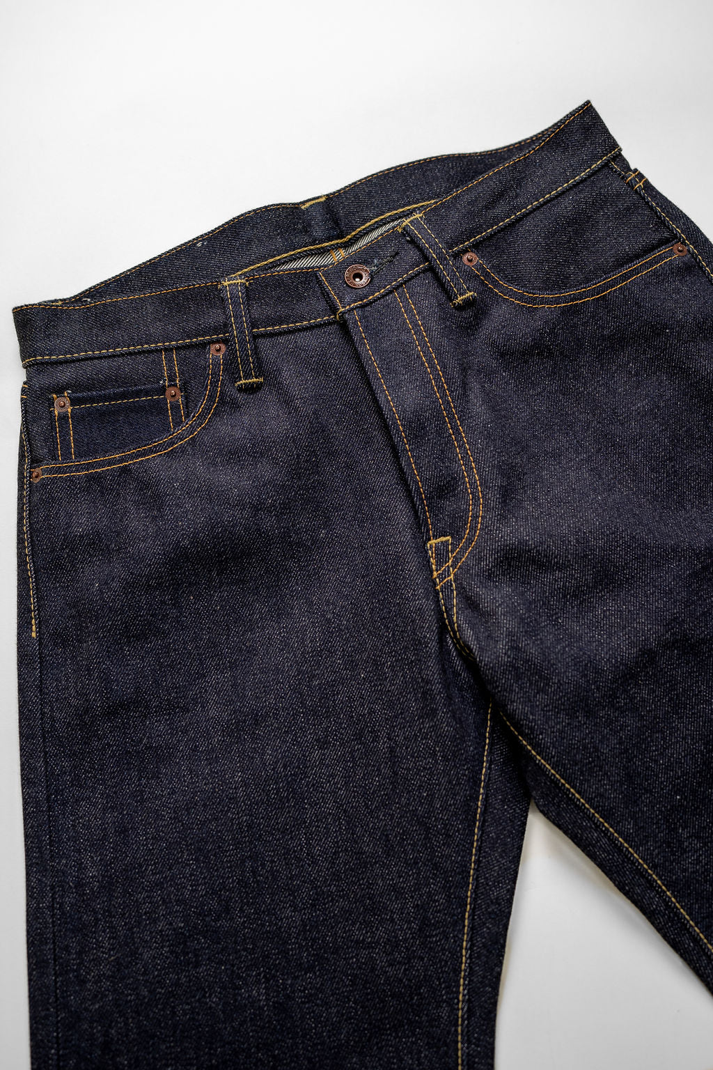 Iron Heart IH-634S-UHR 21/23oz Raw Selvedge Denim Straight Cut Jeans - Indigo