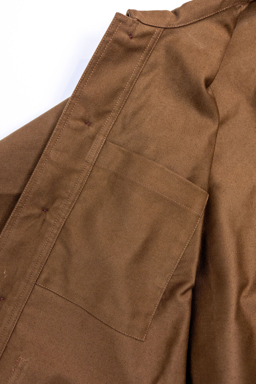3sixteen French Work Jacket - Brown Moleskin