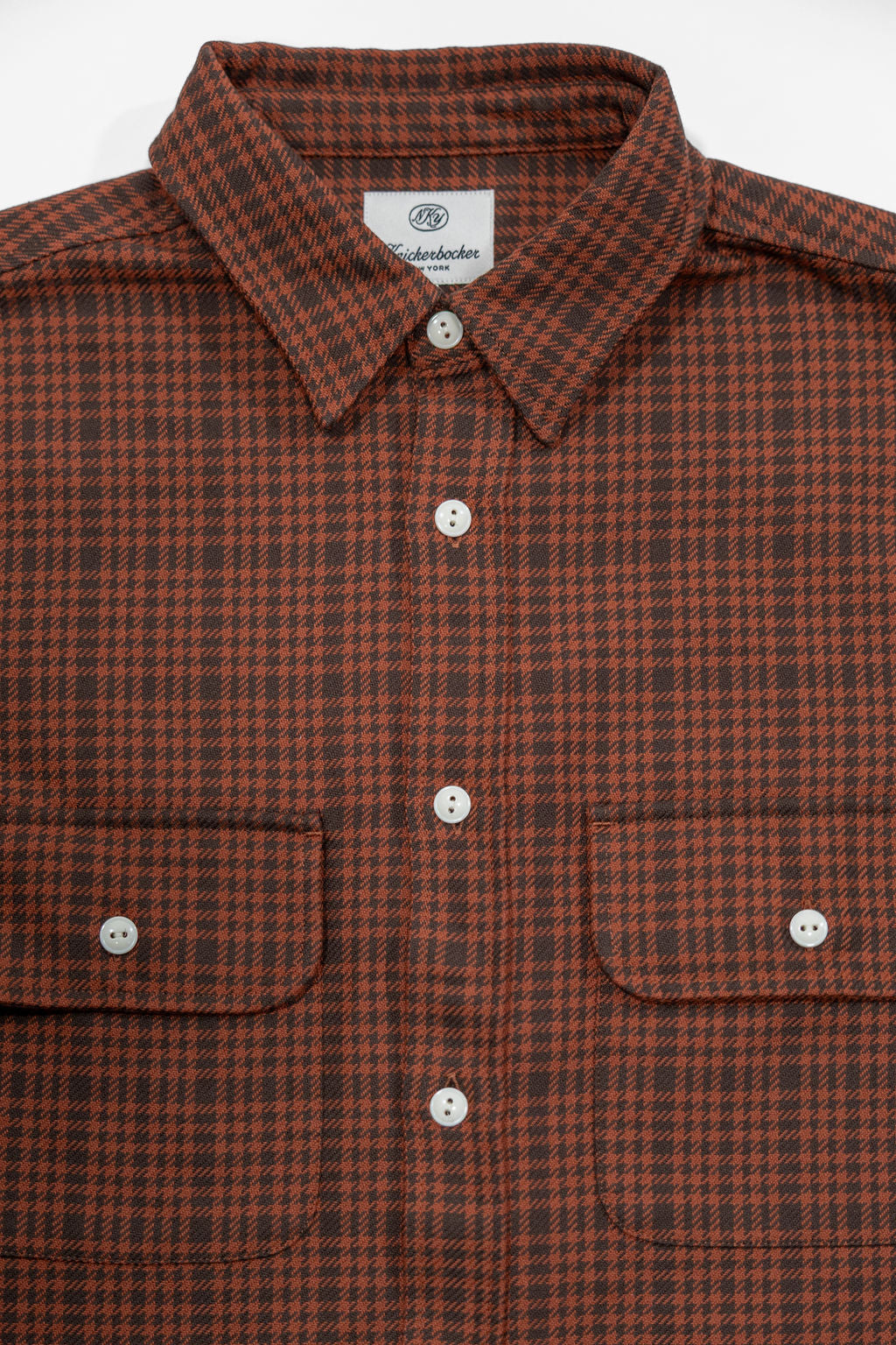 Knickerbocker Brother Flannel - Brown & Red Plaid