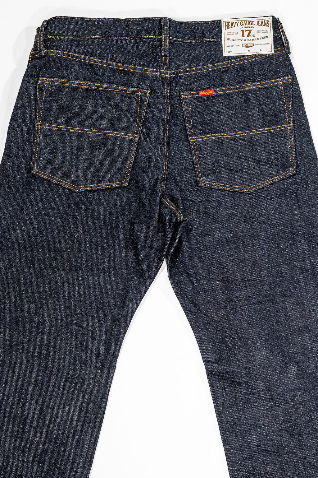 Big John M1803 17oz Heavy Gauge Jeans Straight Fit - Indigo One Wash