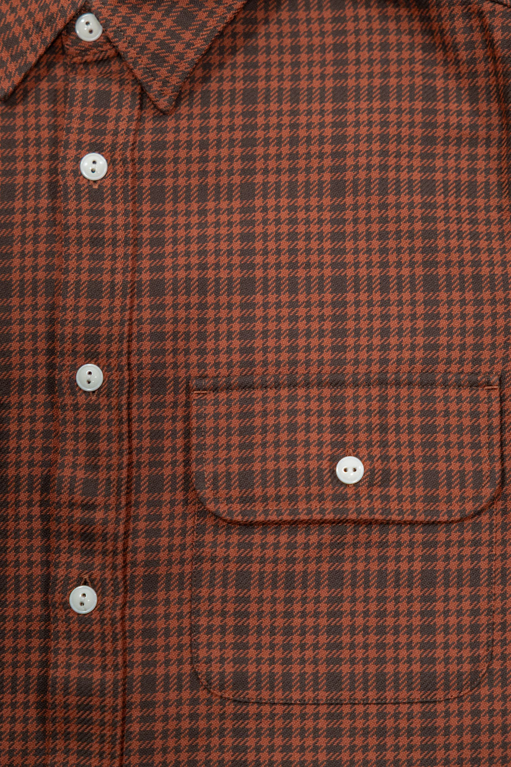 Knickerbocker Brother Flannel - Brown & Red Plaid