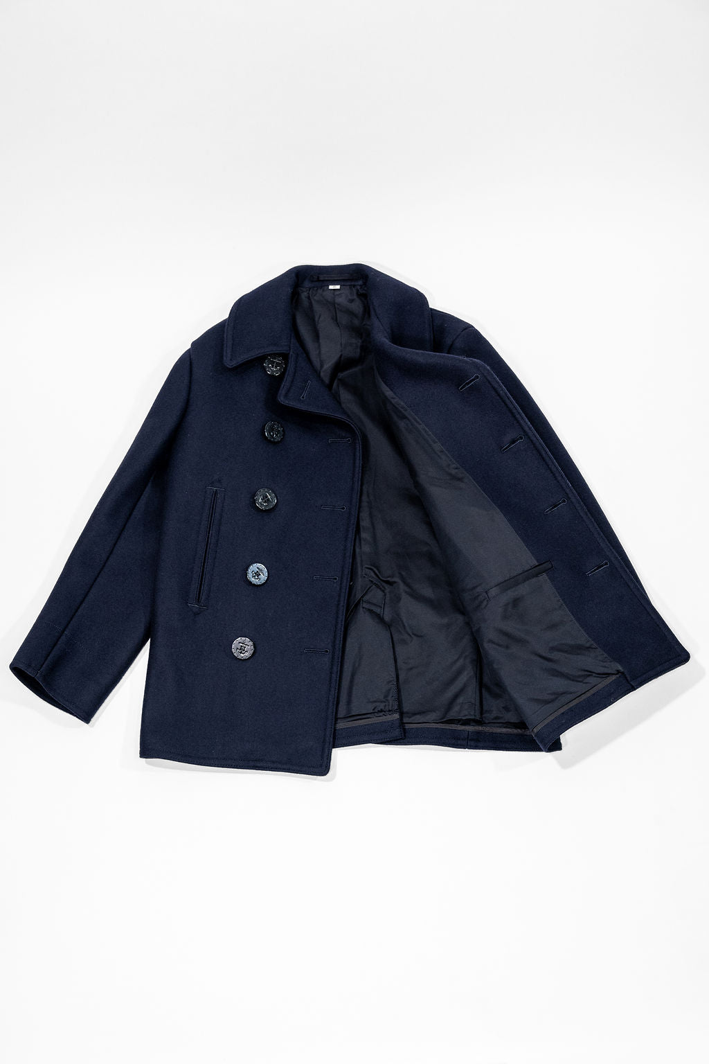 Buzz Rickson's BR11554 Pea-Coat “Naval Clothing Factory” - Navy