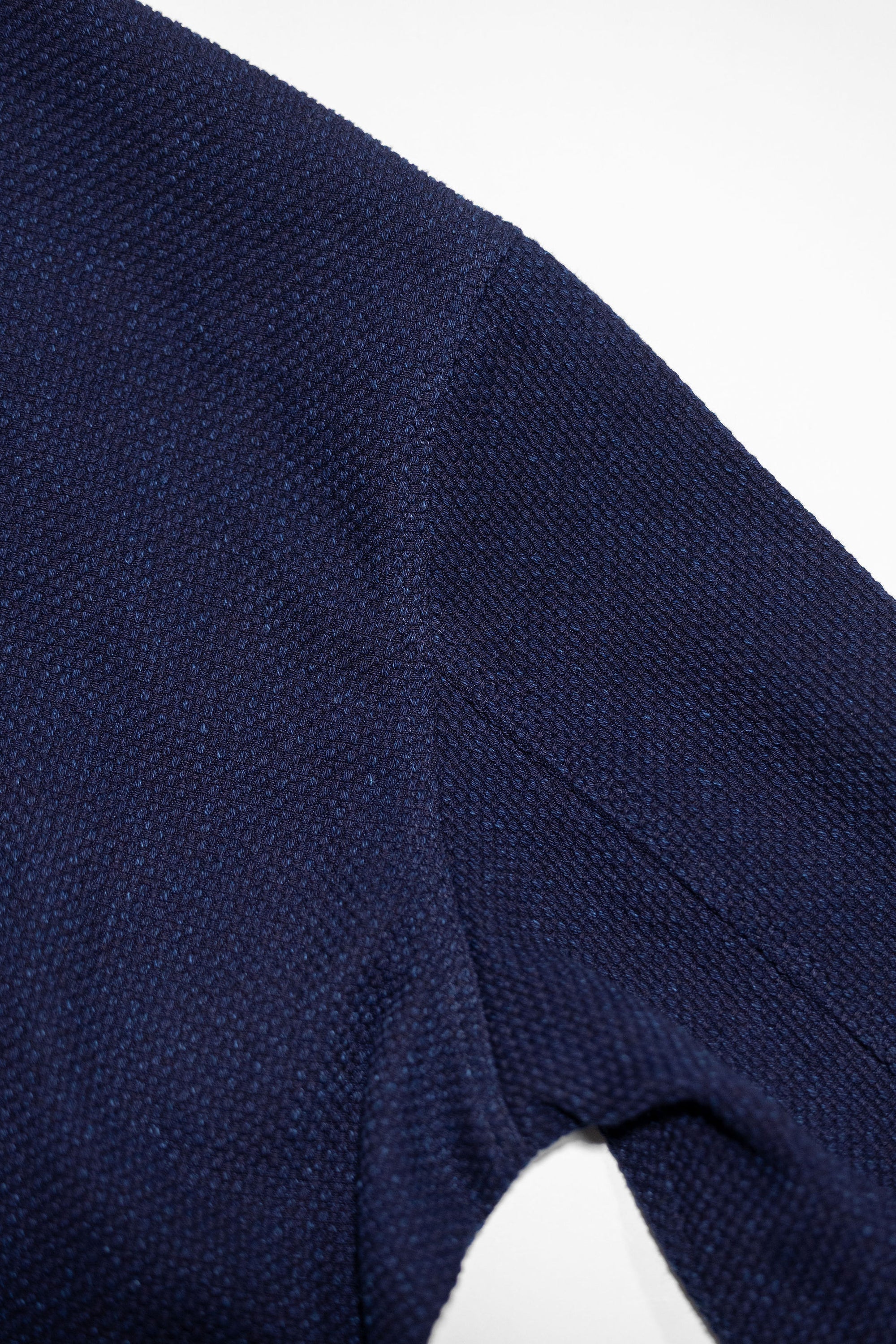 Dehen 1920 Skyline Overshirt - Indigo Sashi-Ori