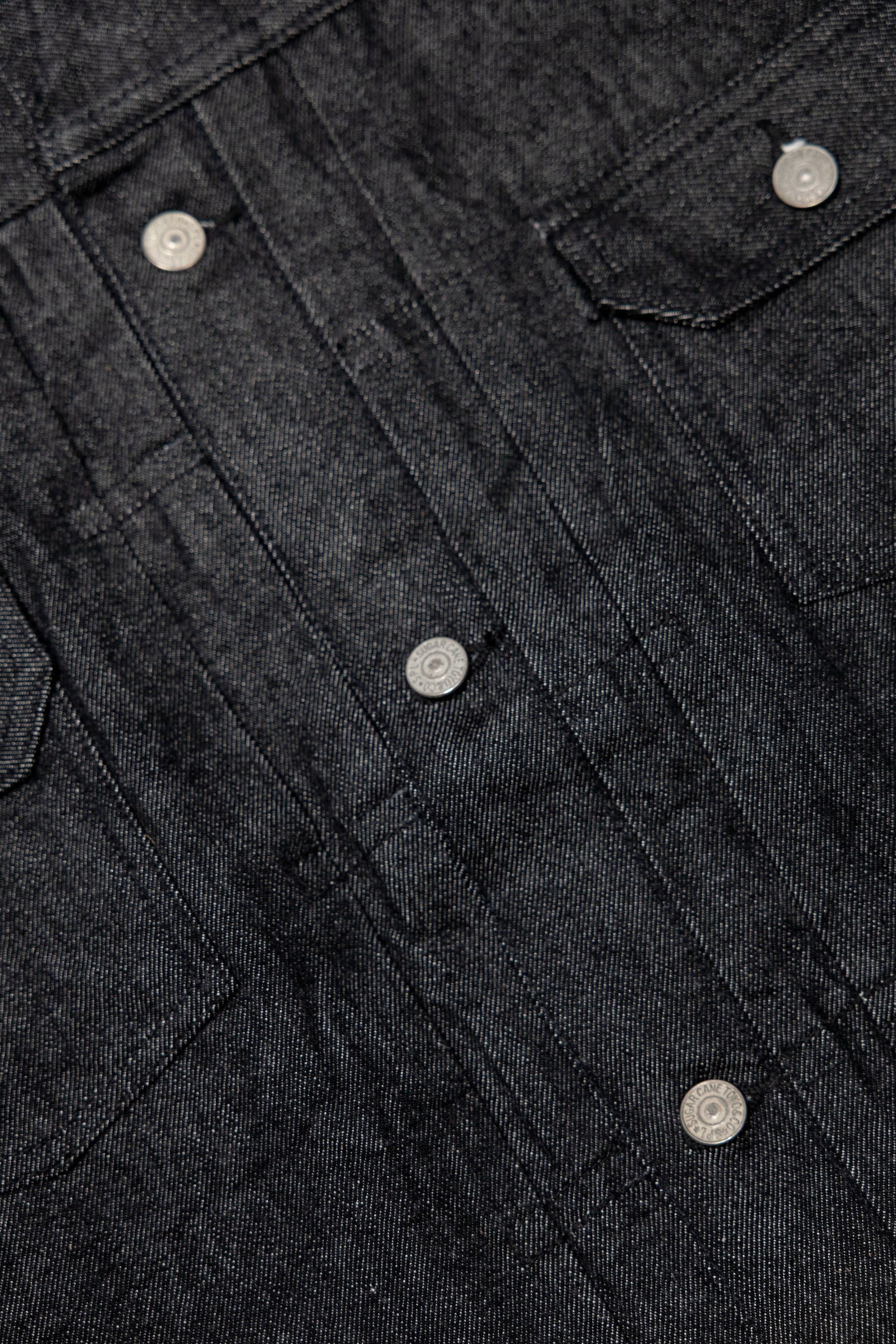 Sugar Cane 1953 Type II - 14.25oz Black Denim One Wash